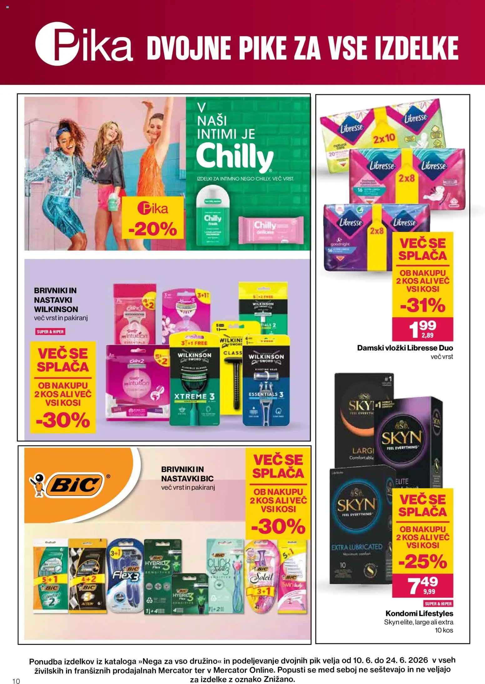Mercator katalog Kozmetika