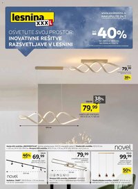 XXXL Lesnina katalog inovativne rešitve razsvetljave (2025-09-30 - 2025-10-31)