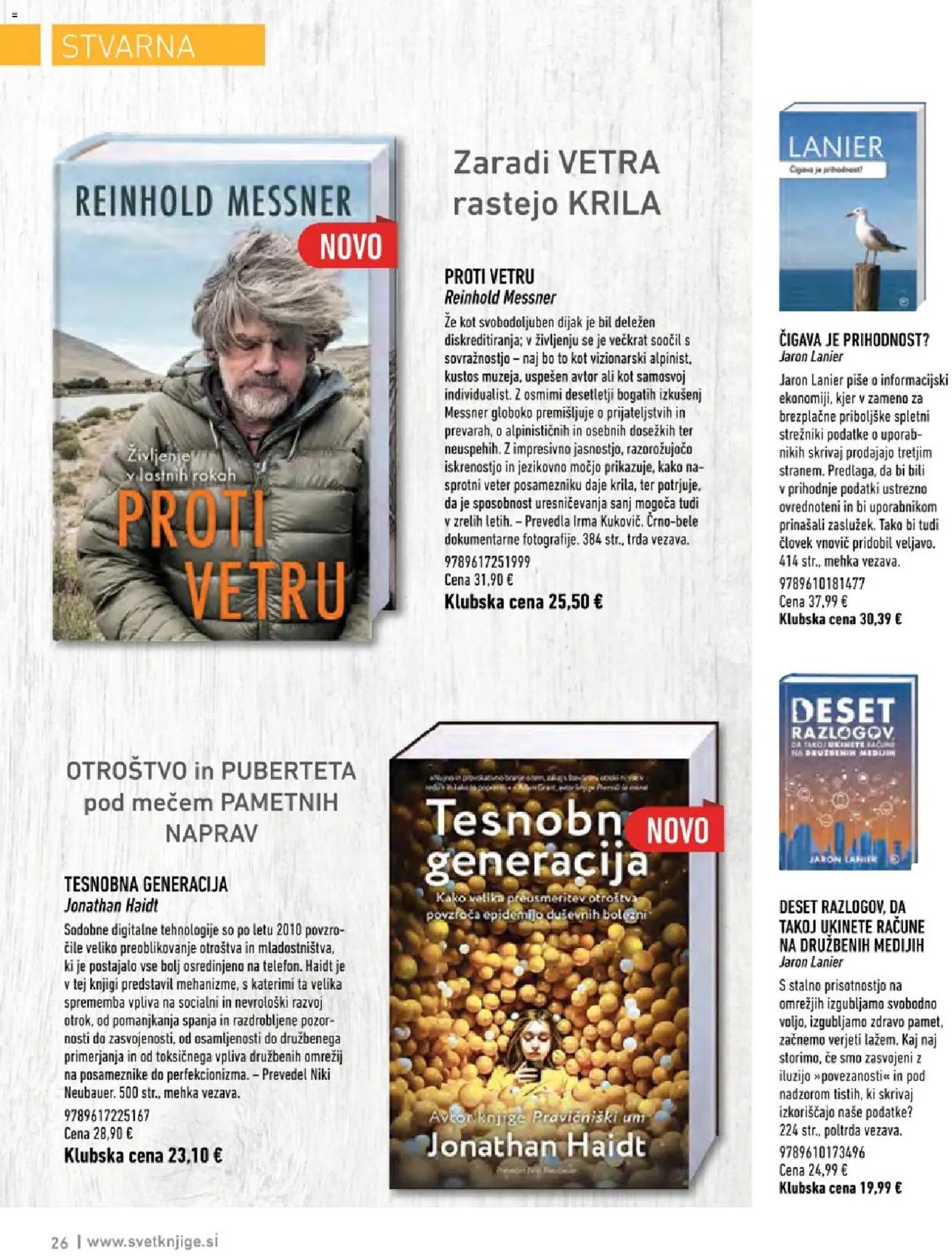 Svet knjige katalog