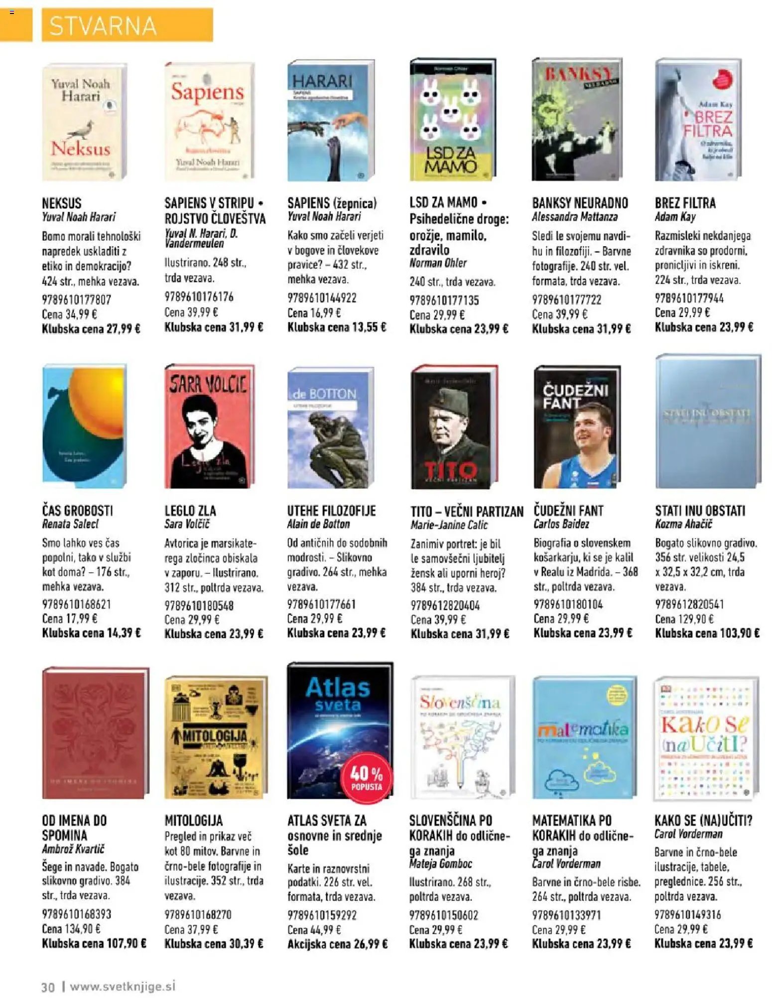 Svet knjige katalog