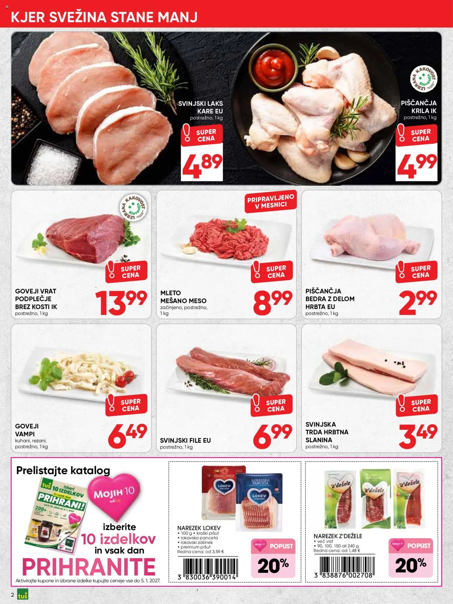 Tuš - Katalog