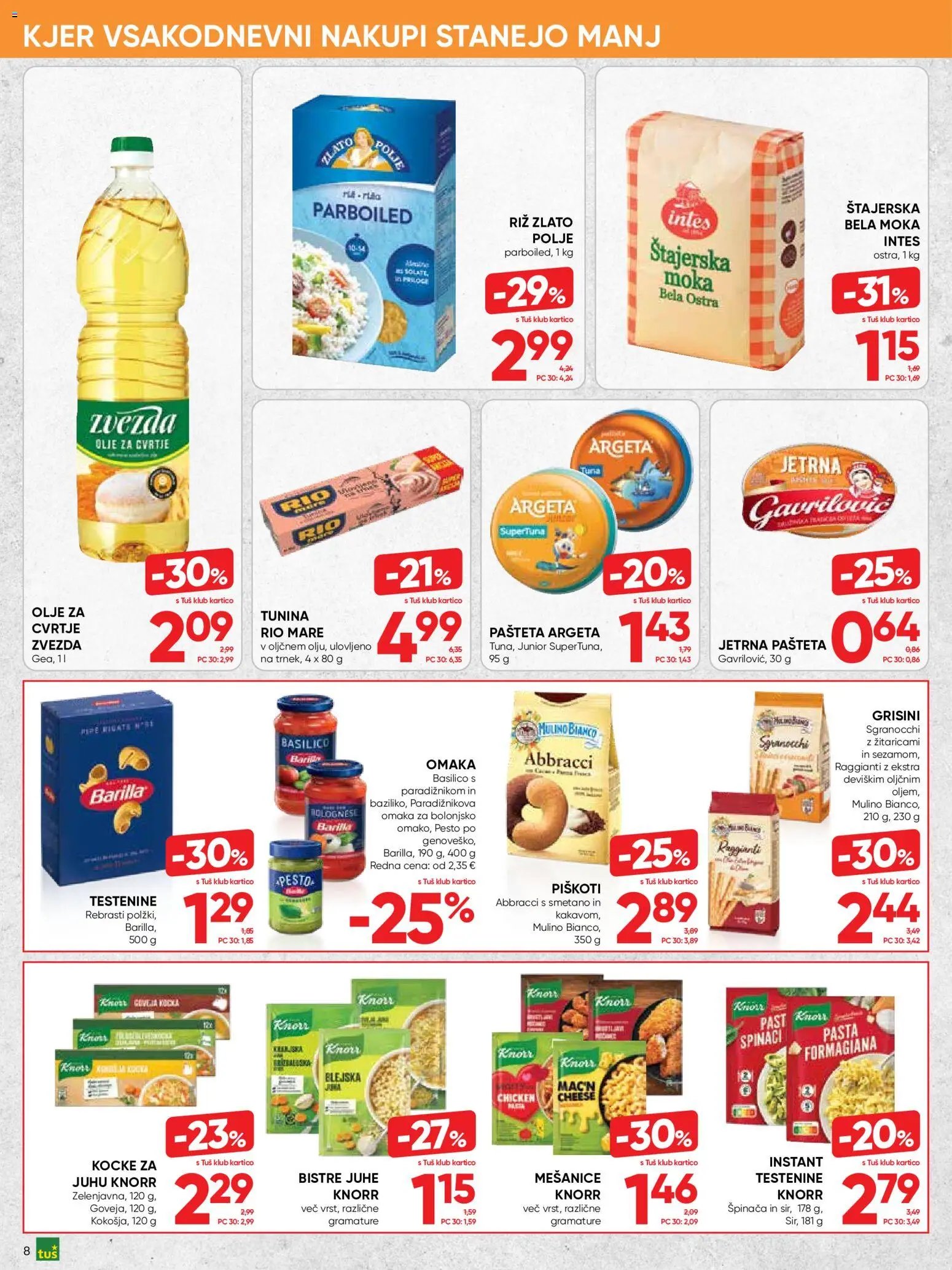 Tuš - Katalog