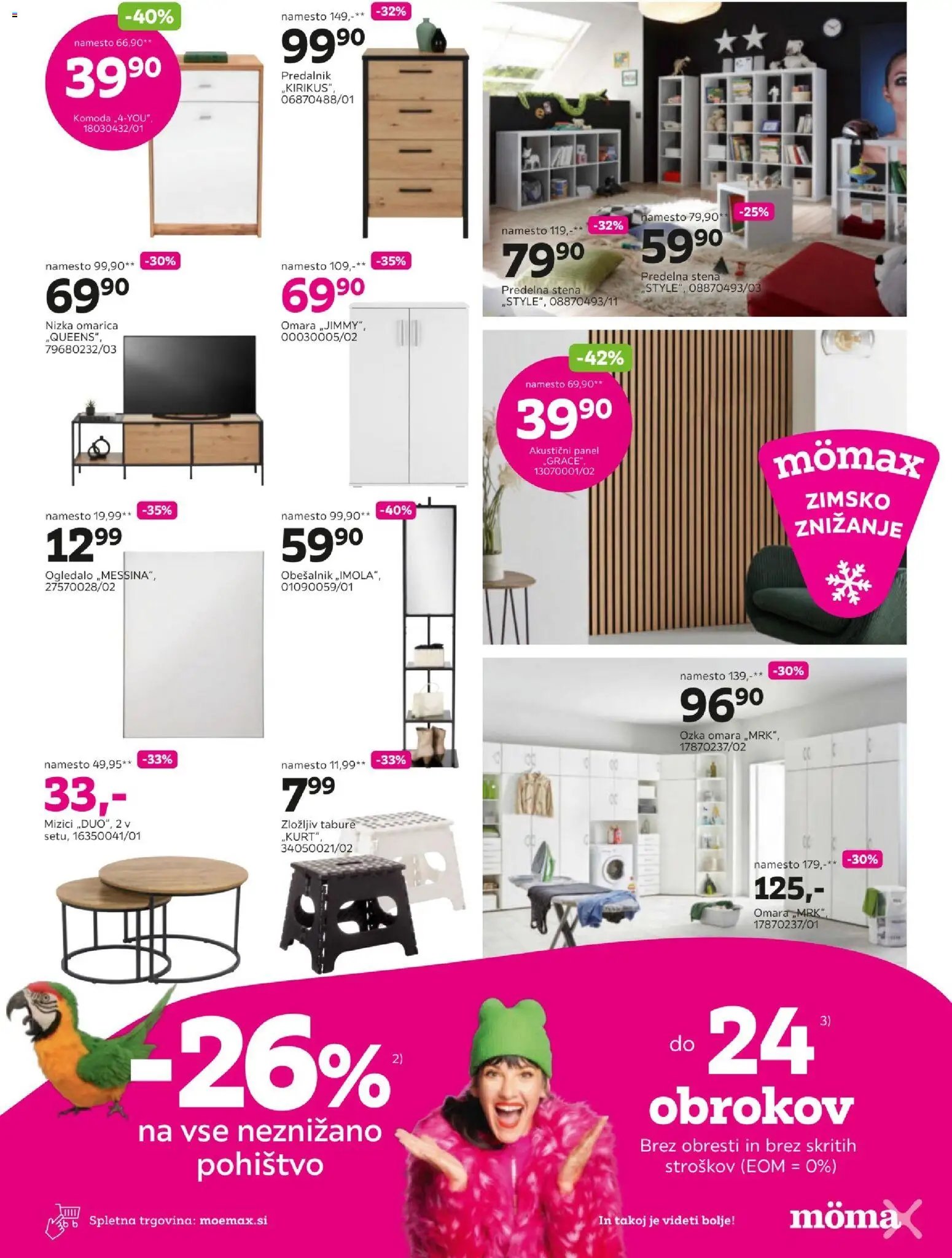 Mömax katalog zimsko znižanje (2026-01-12 - 2026-01-24)