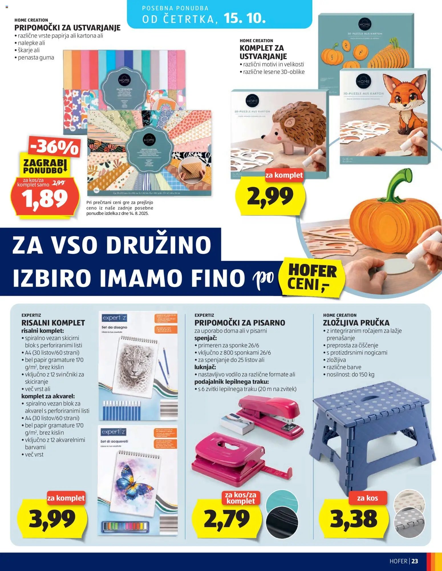 Hofer katalog
