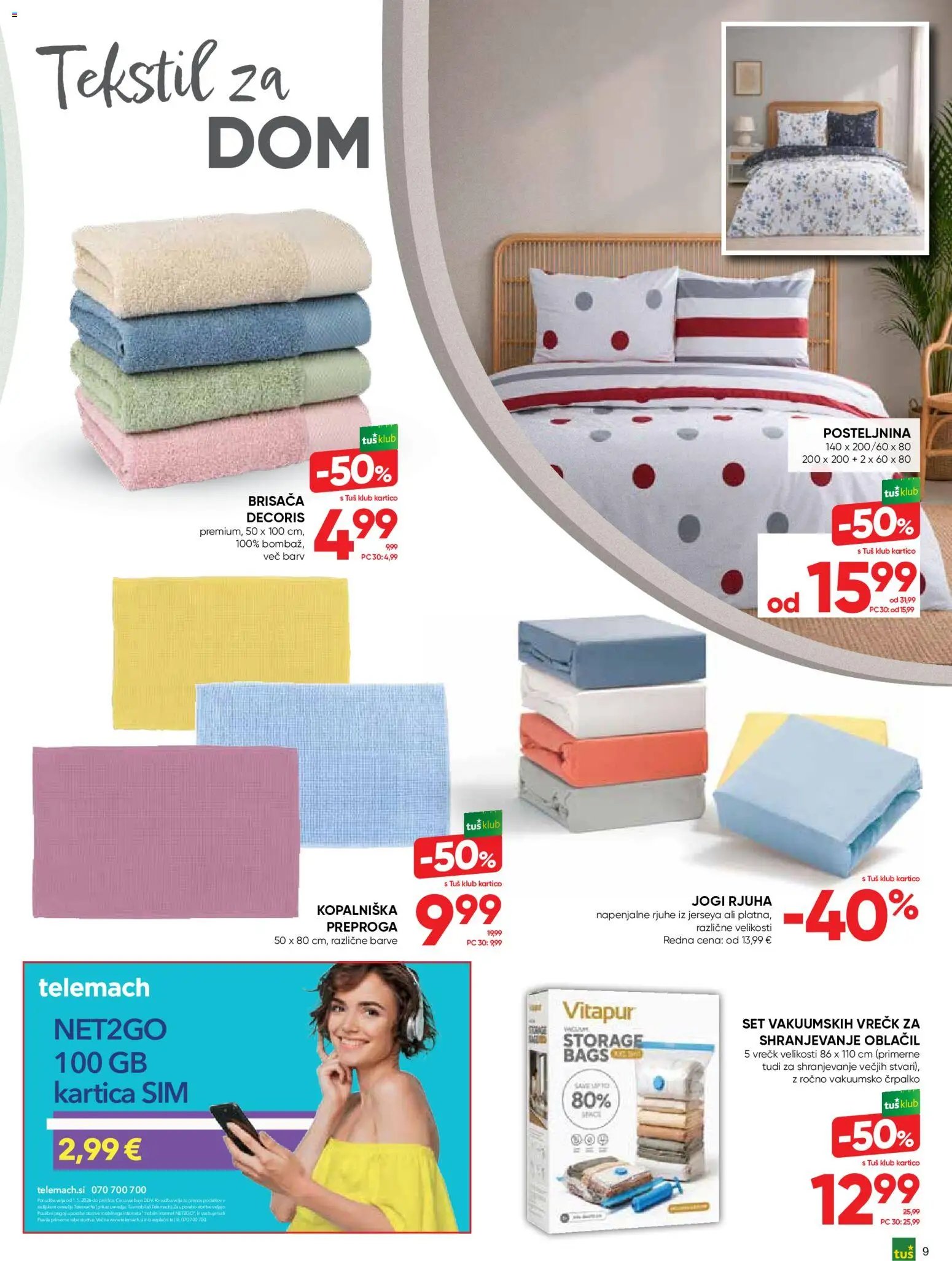 Tuš katalog vse za nego in čisti dom