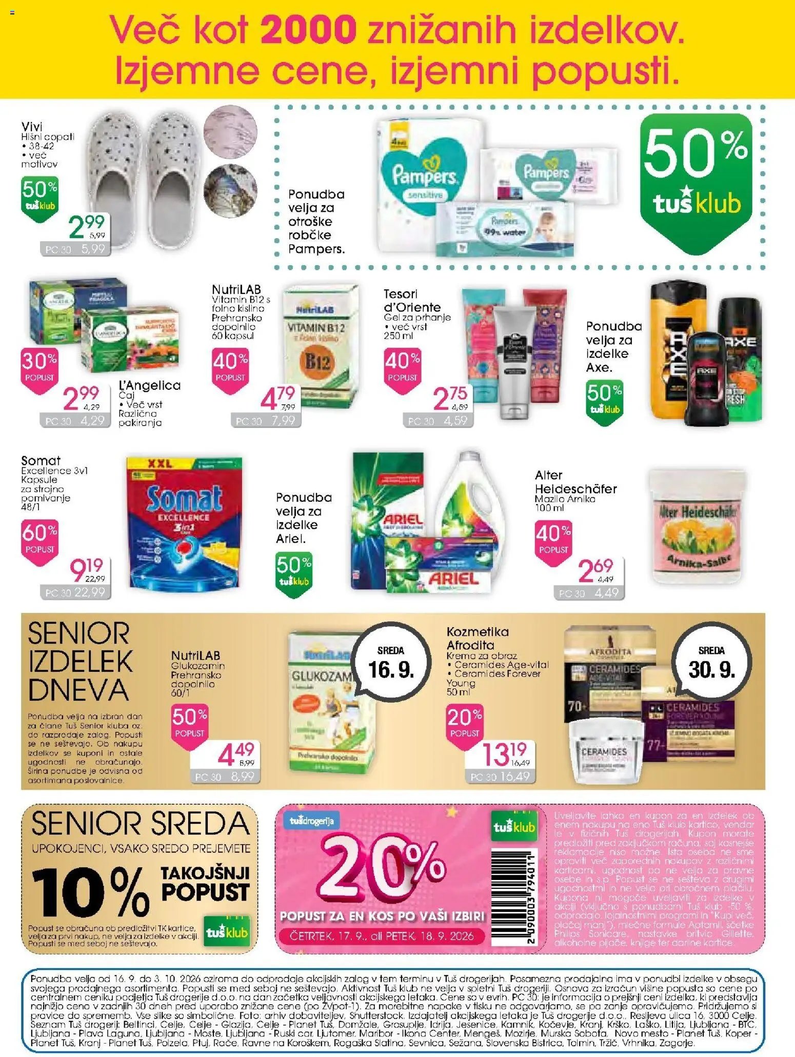Tuš drogerija katalog