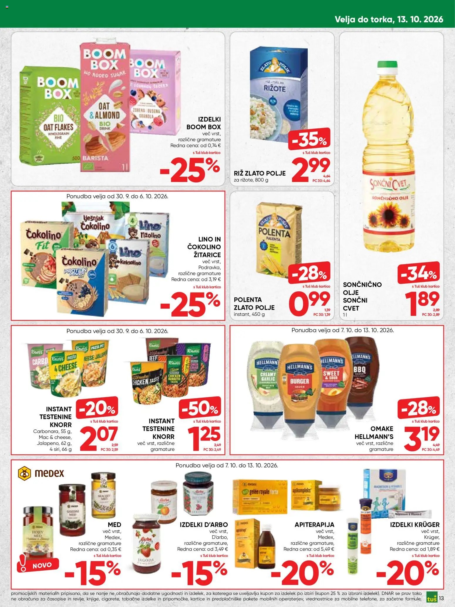 Tuš katalog