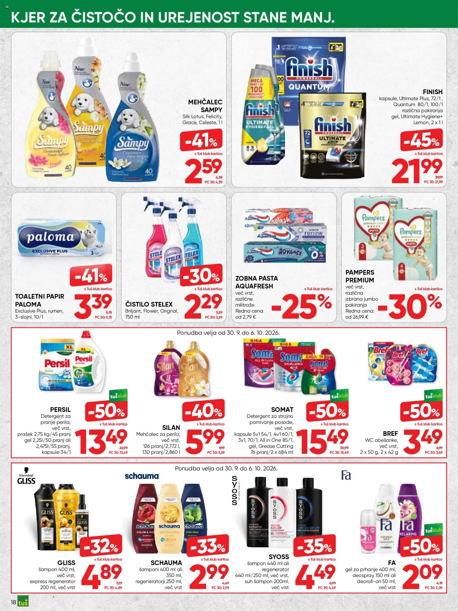 Tuš katalog