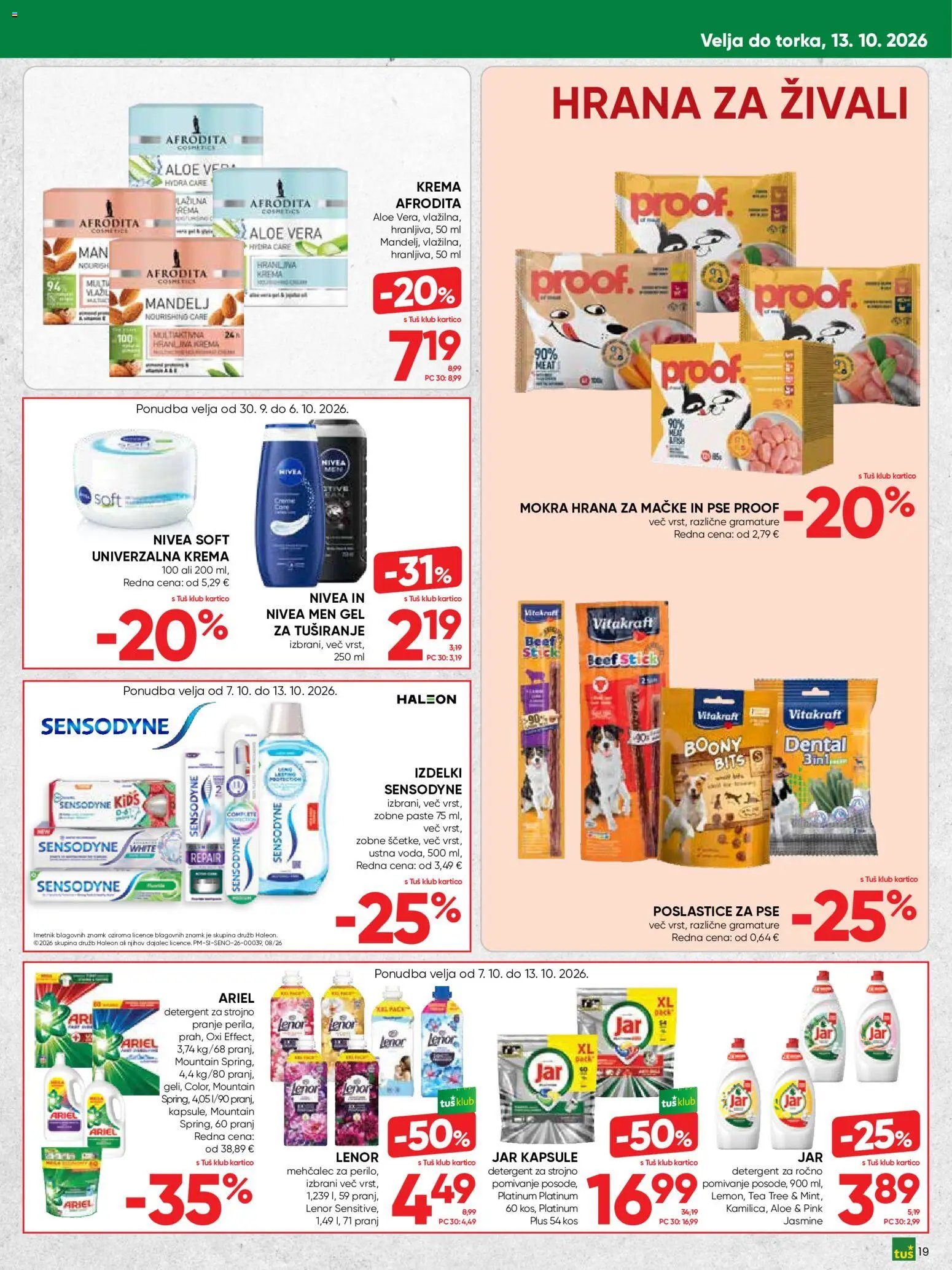 Tuš katalog