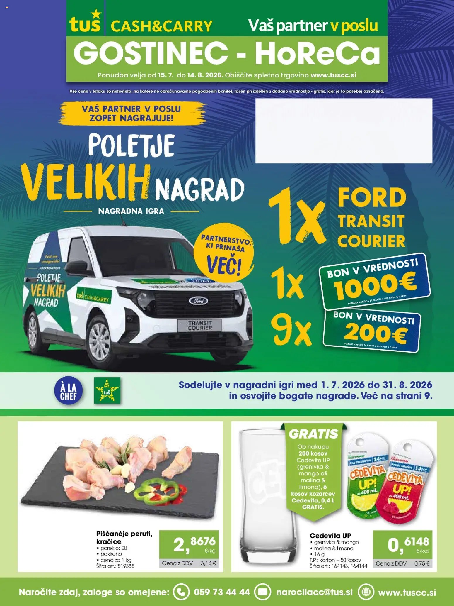 Tuš katalog cash&carry gostinec