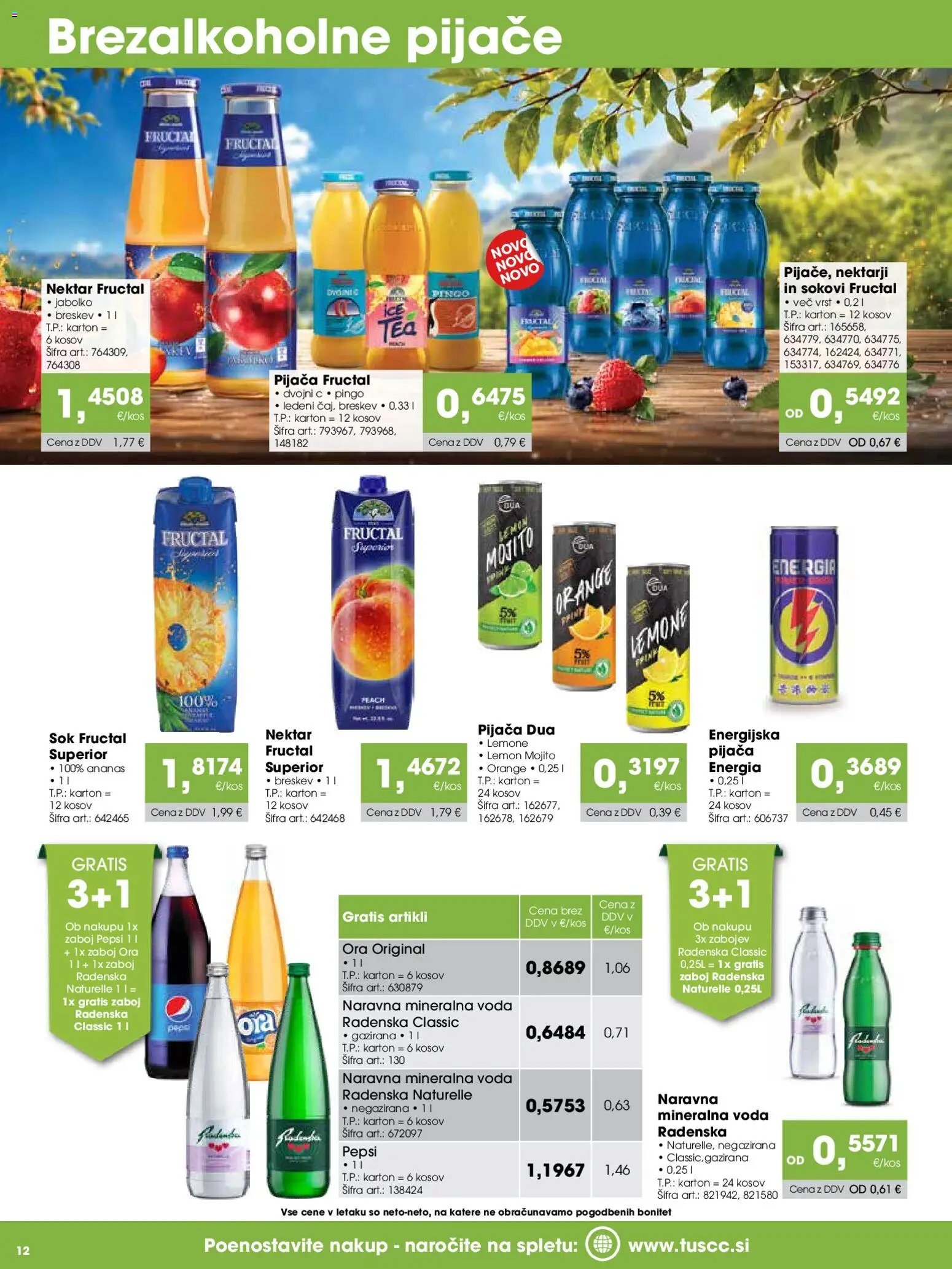 Tuš katalog cash&carry gostinec