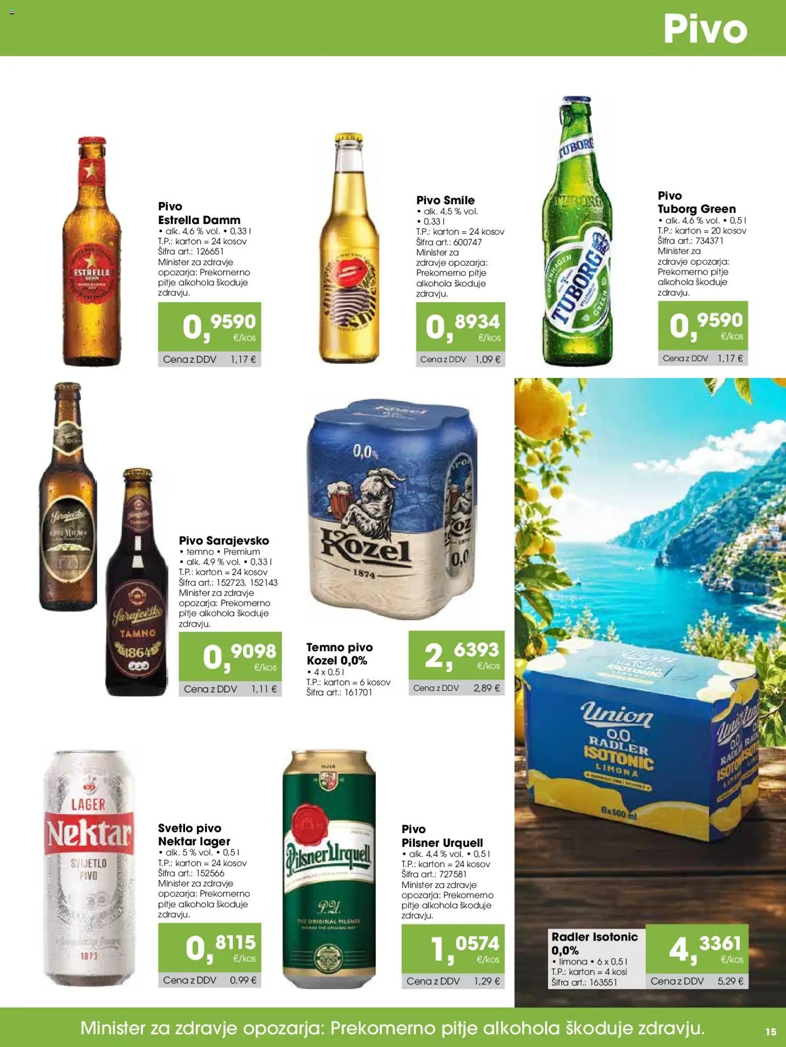 Tuš katalog cash&carry gostinec