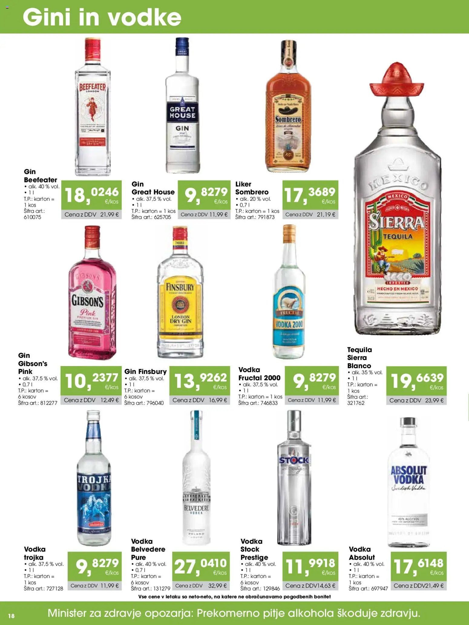 Tuš katalog cash&carry gostinec