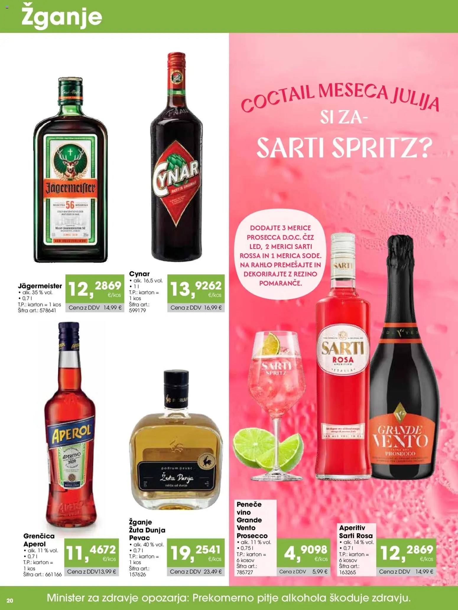 Tuš katalog cash&carry gostinec