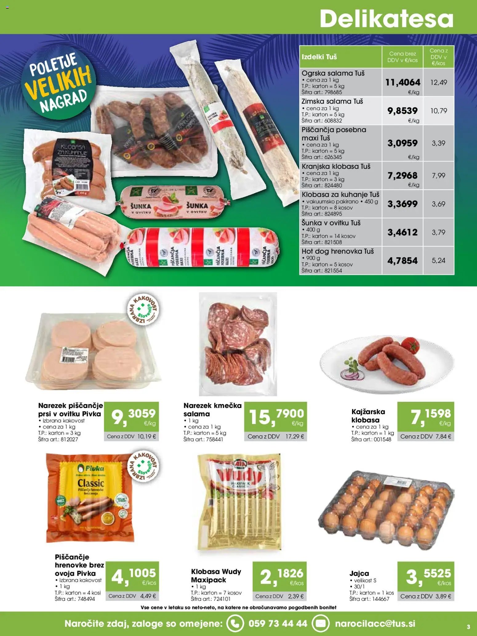 Tuš katalog cash&carry gostinec