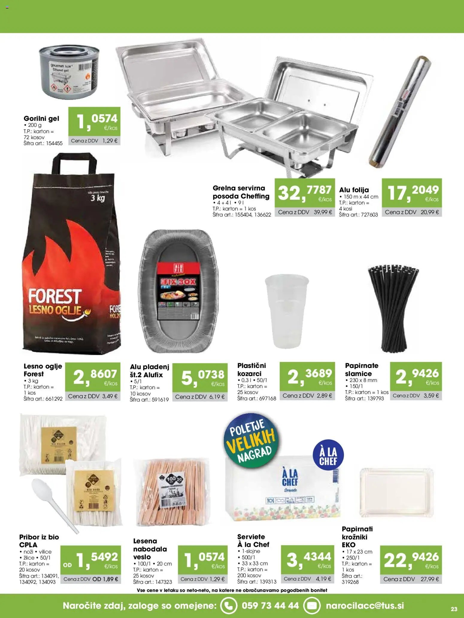 Tuš katalog cash&carry gostinec