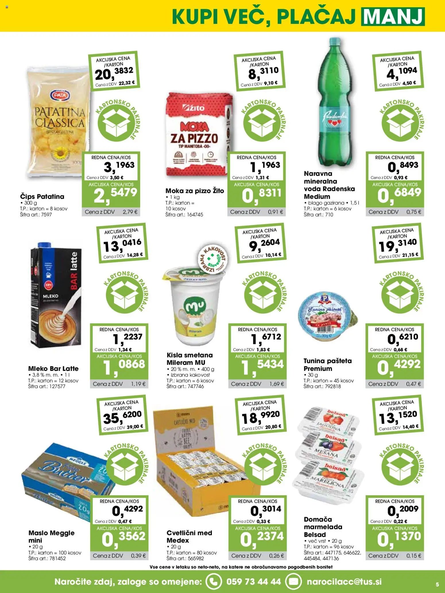Tuš katalog cash&carry gostinec