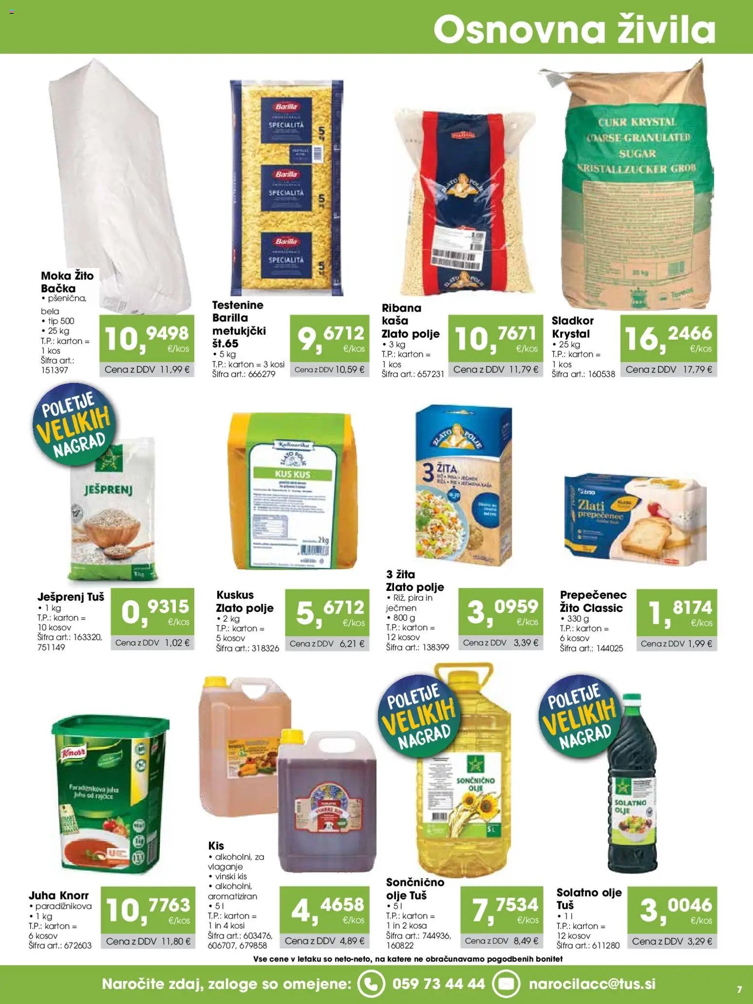 Tuš katalog cash&carry gostinec