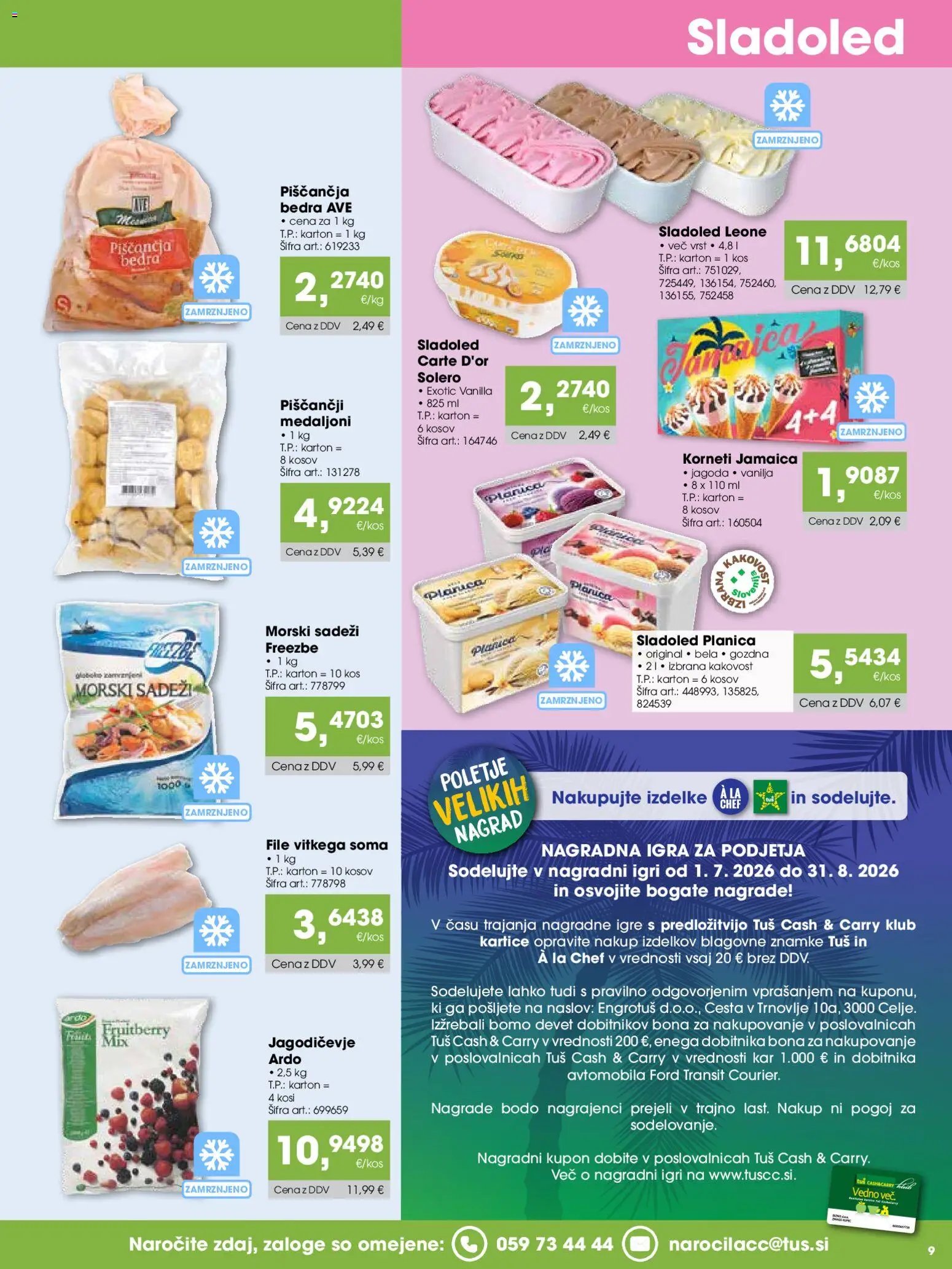 Tuš katalog cash&carry gostinec