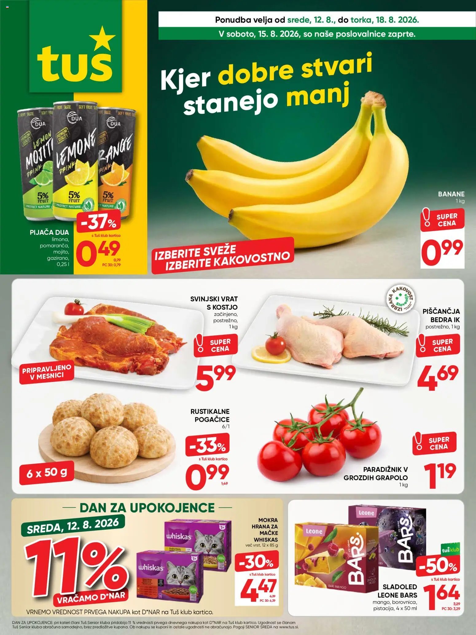 Tuš katalog