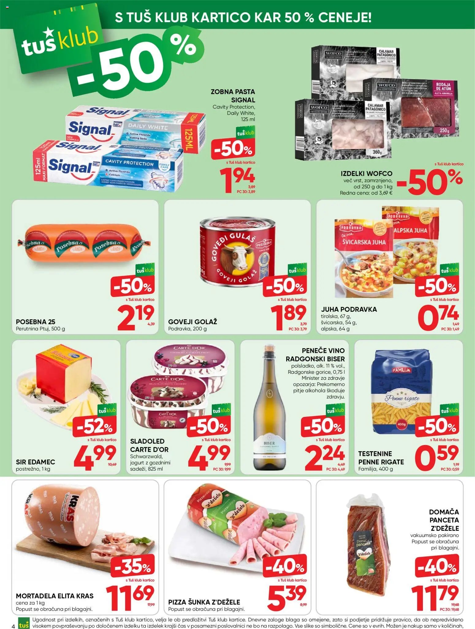 Tuš katalog