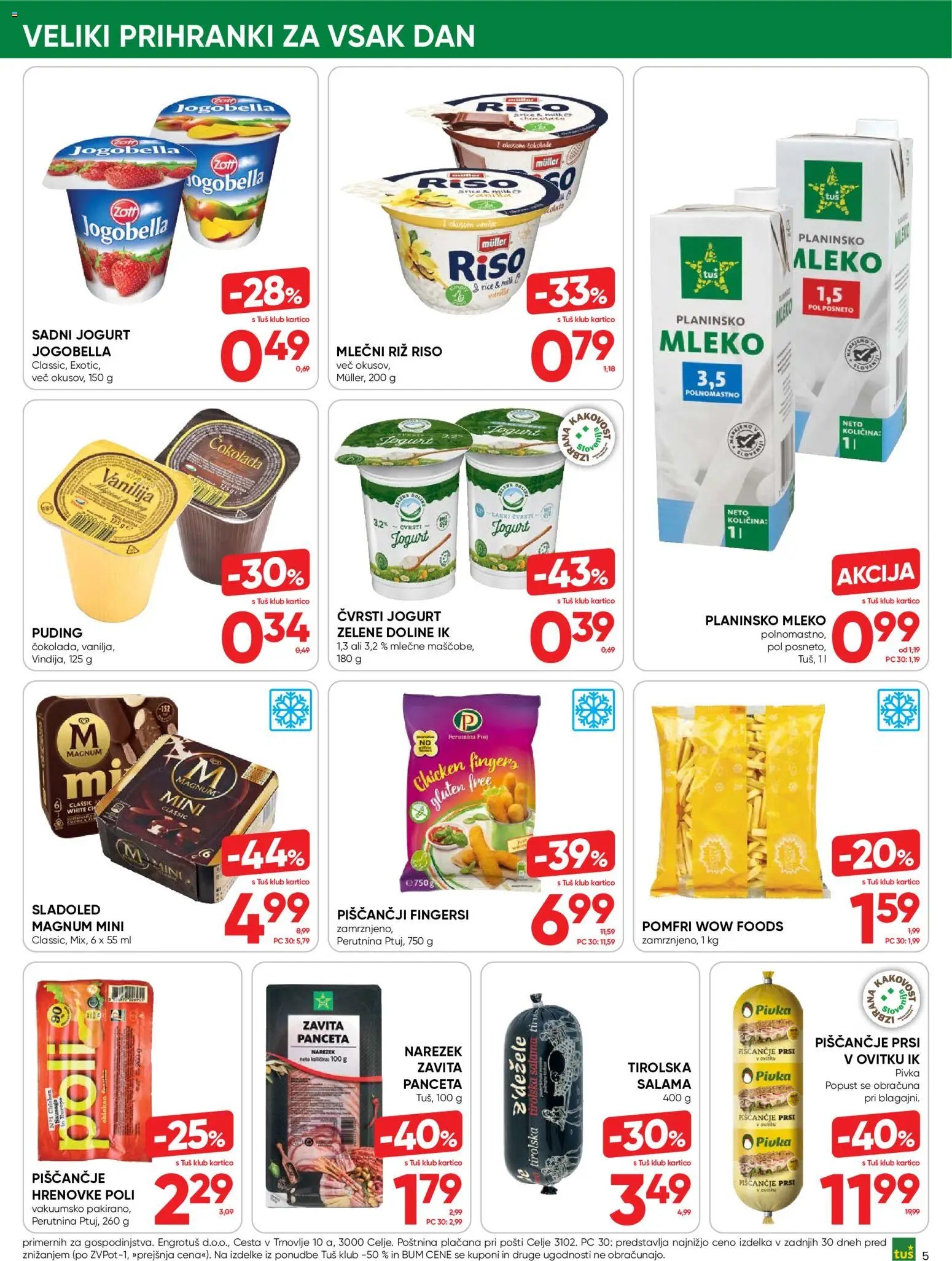 Tuš katalog