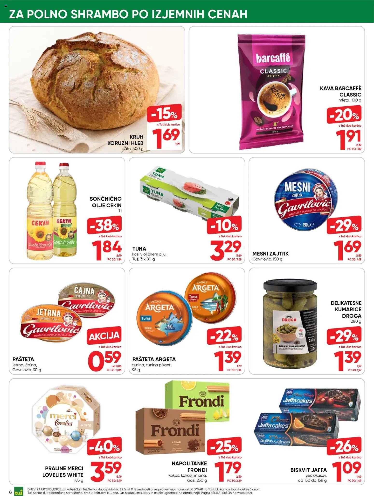 Tuš katalog