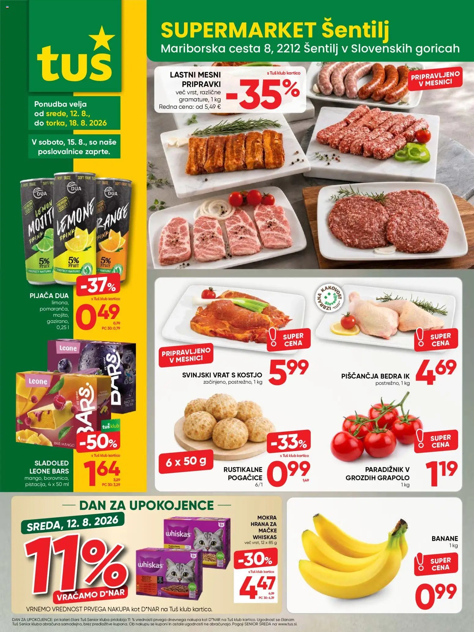 Tuš katalog