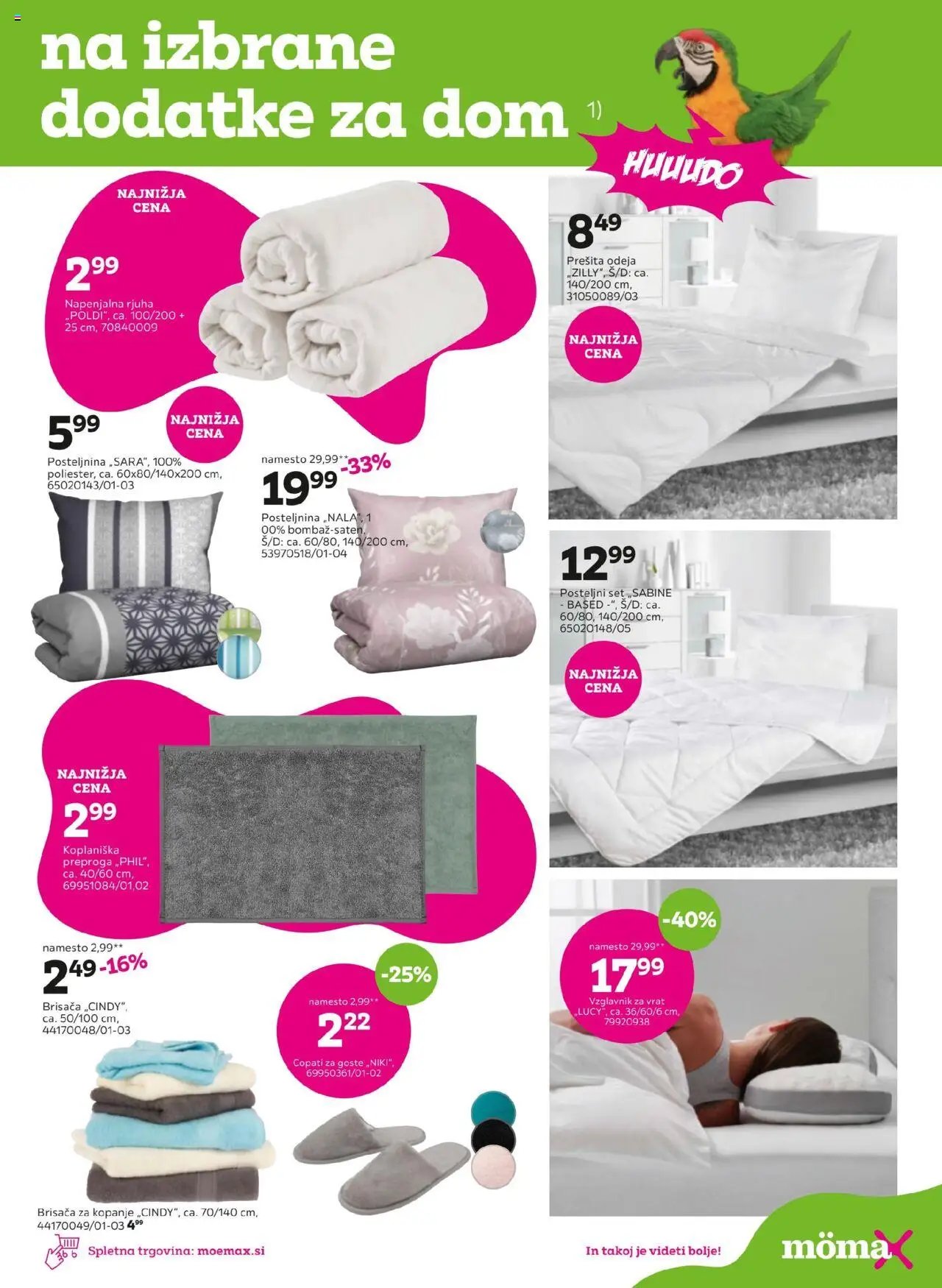Mömax - Do -50% na izbrane dodatke za dom (2025-06-04)