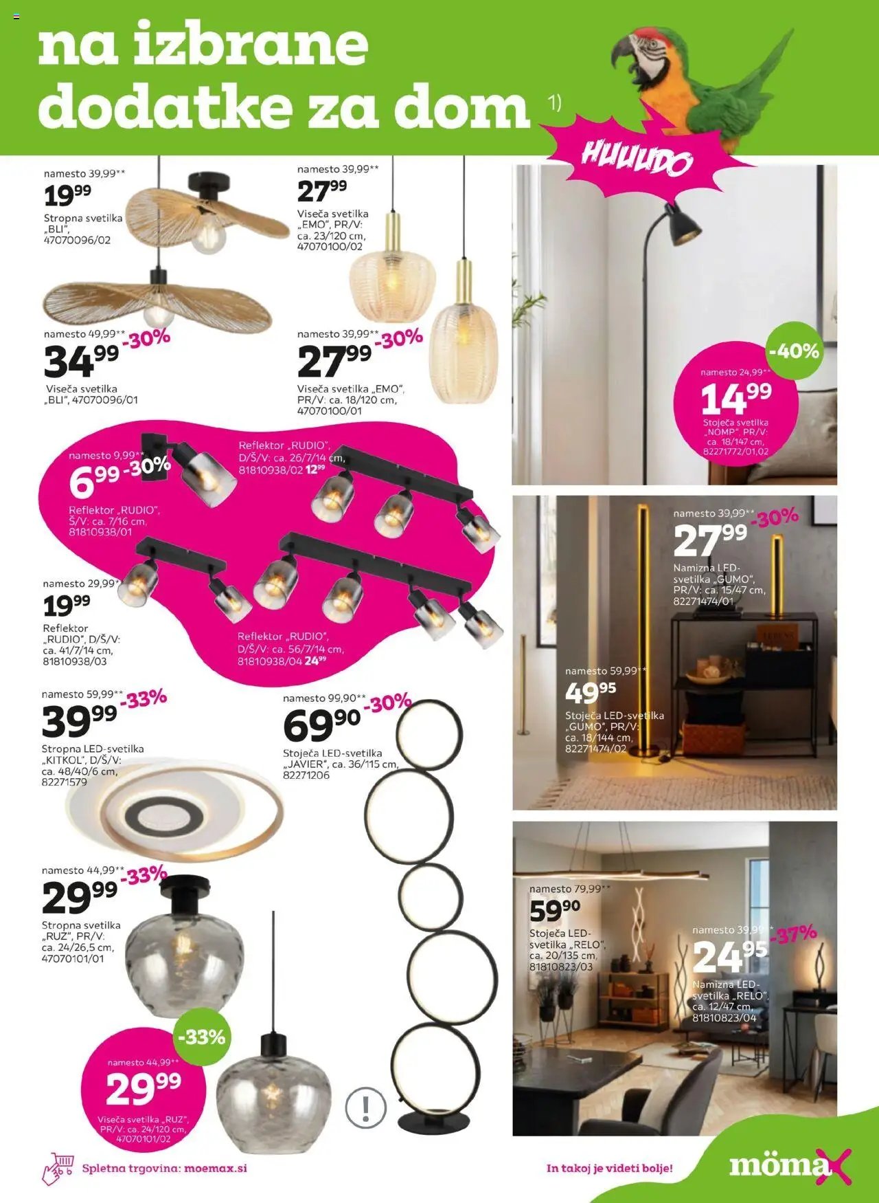 Mömax - Do -50% na izbrane dodatke za dom (2025-06-04)