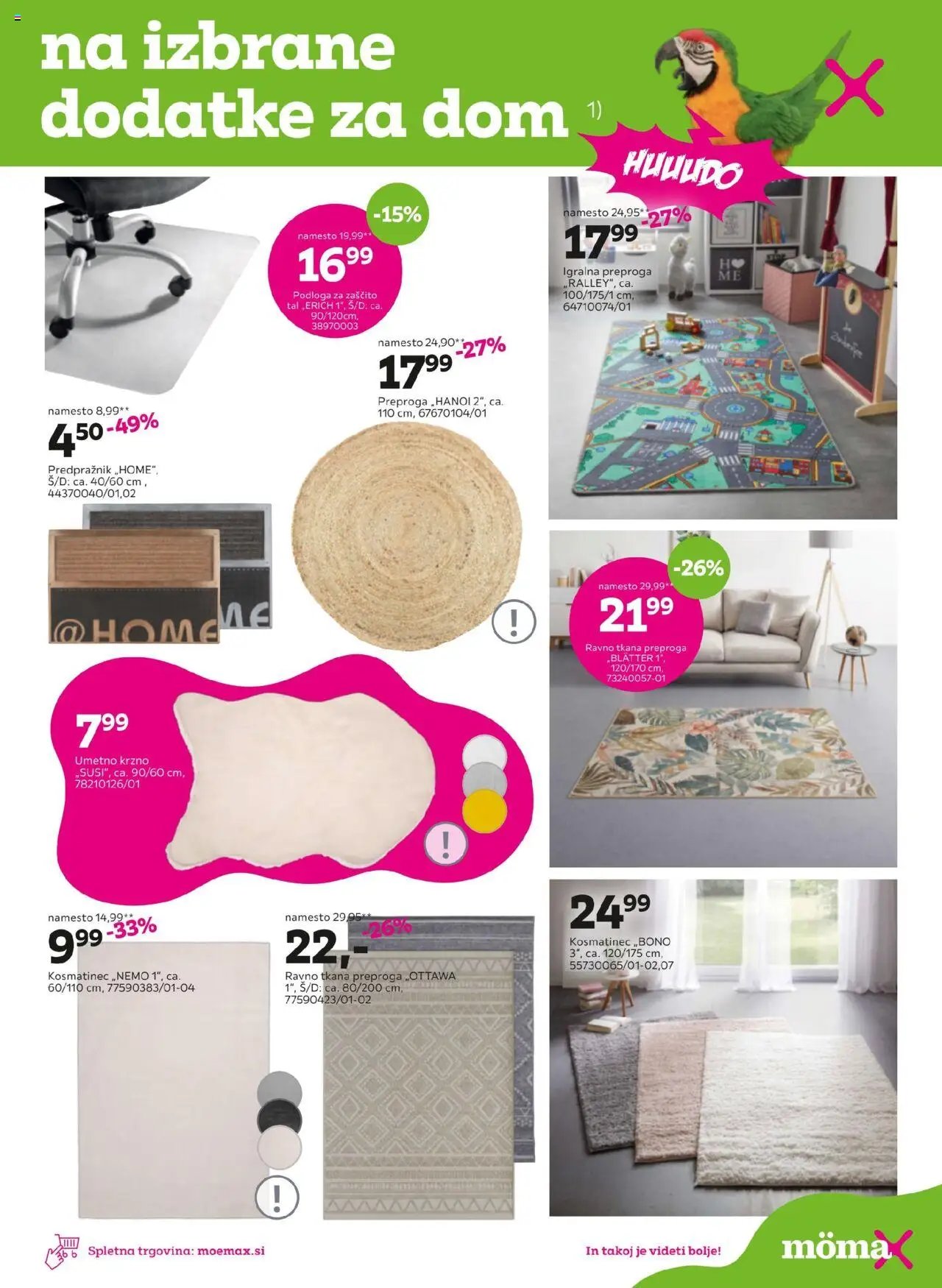 Mömax - Do -50% na izbrane dodatke za dom (2025-06-04)
