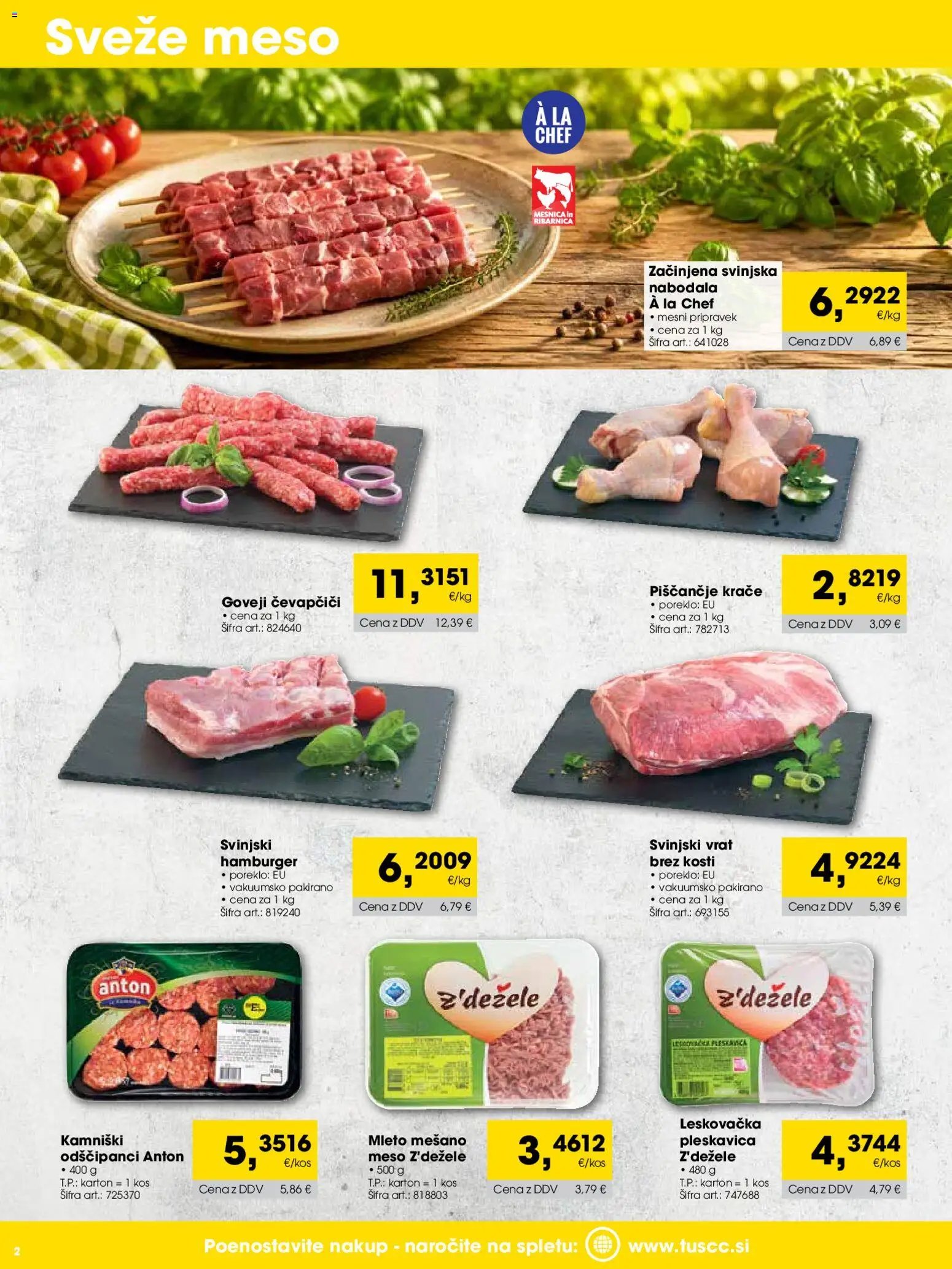 Tuš katalog