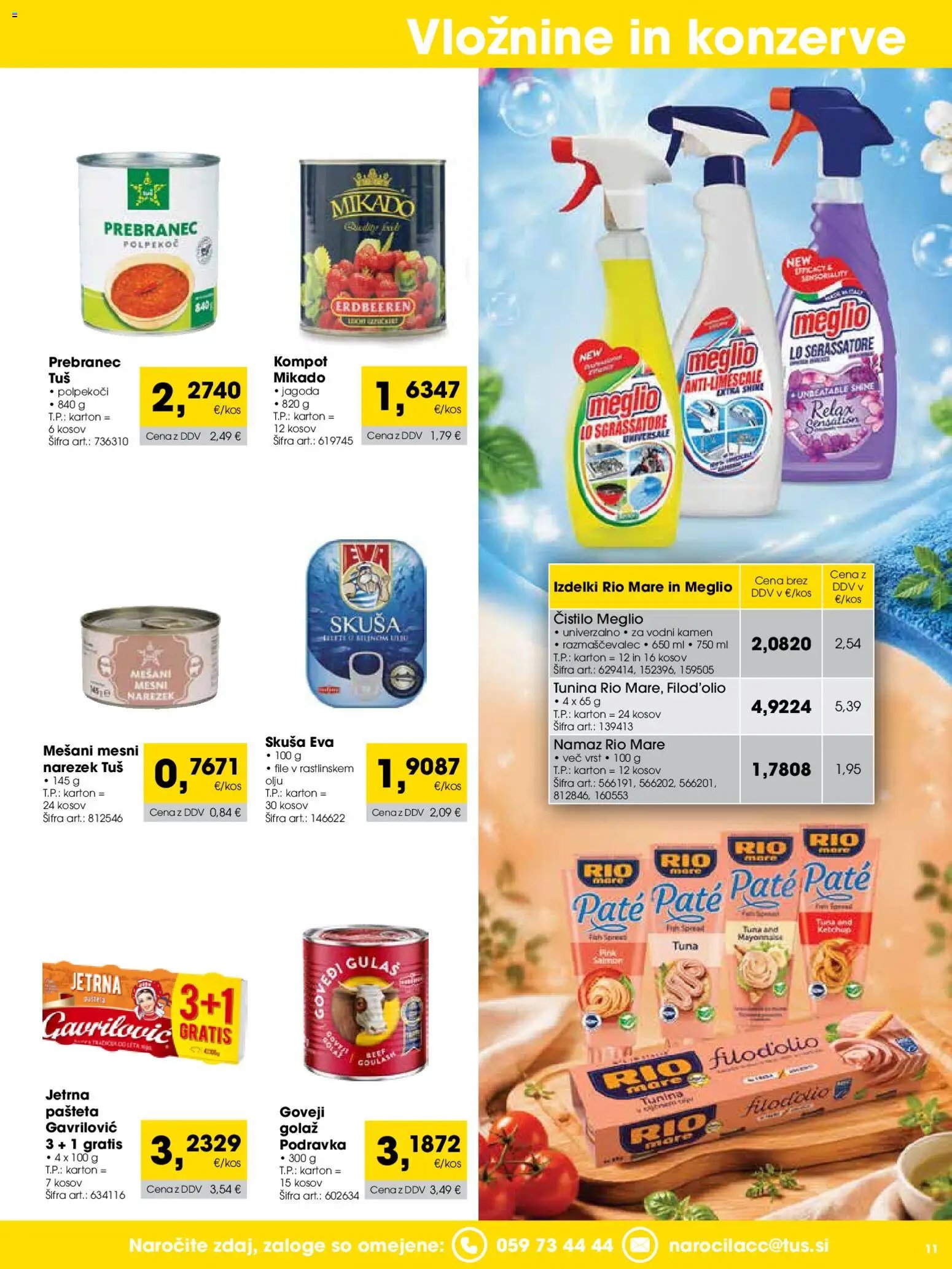 Tuš katalog