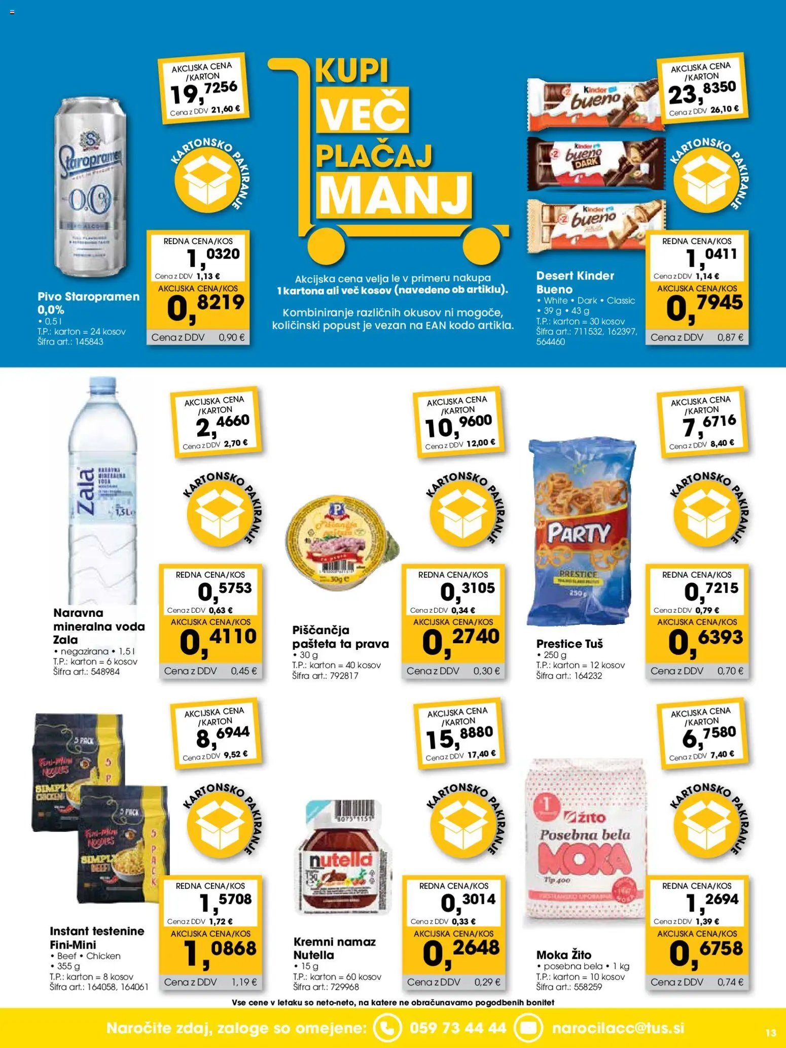 Tuš katalog