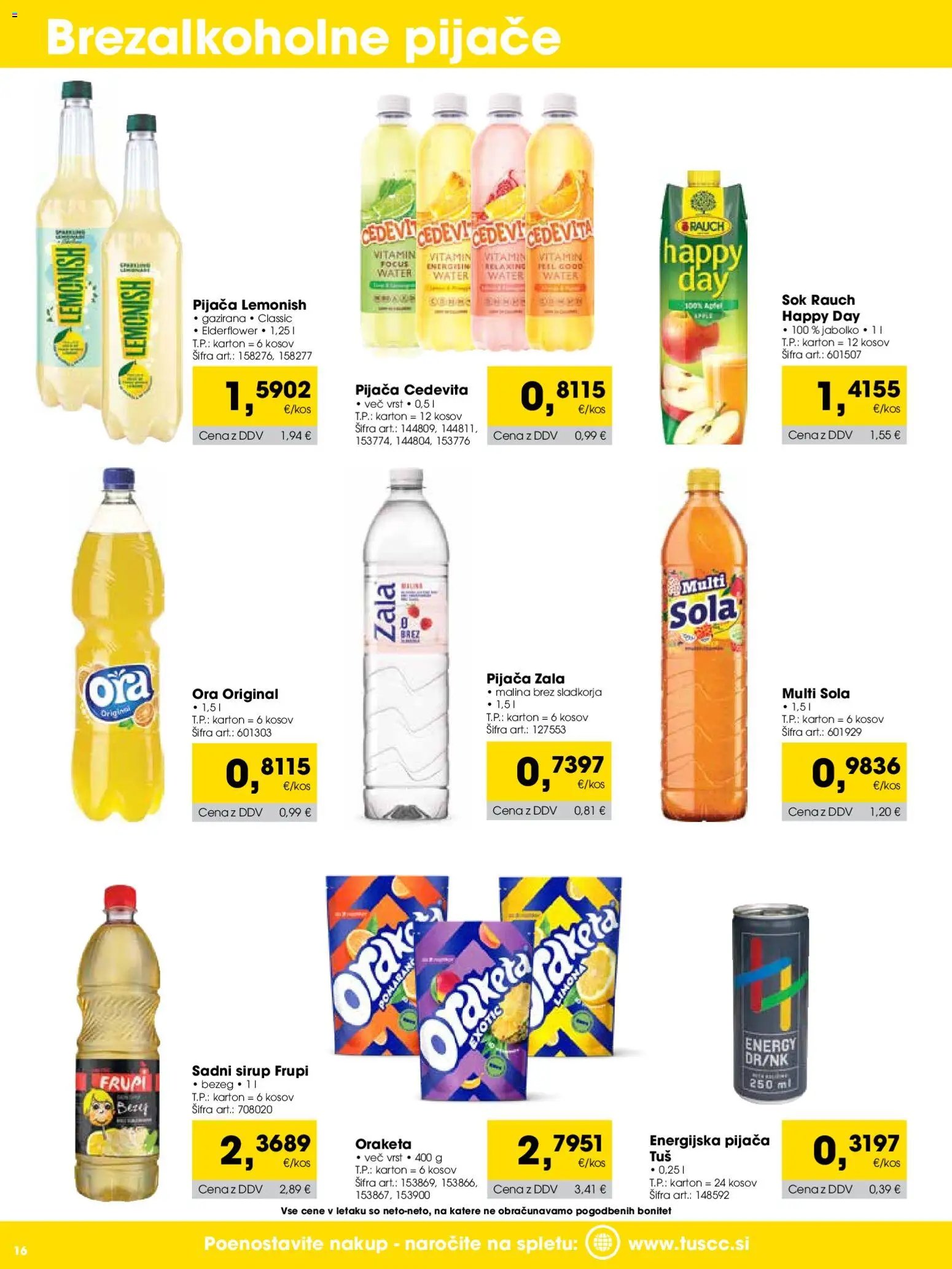Tuš katalog