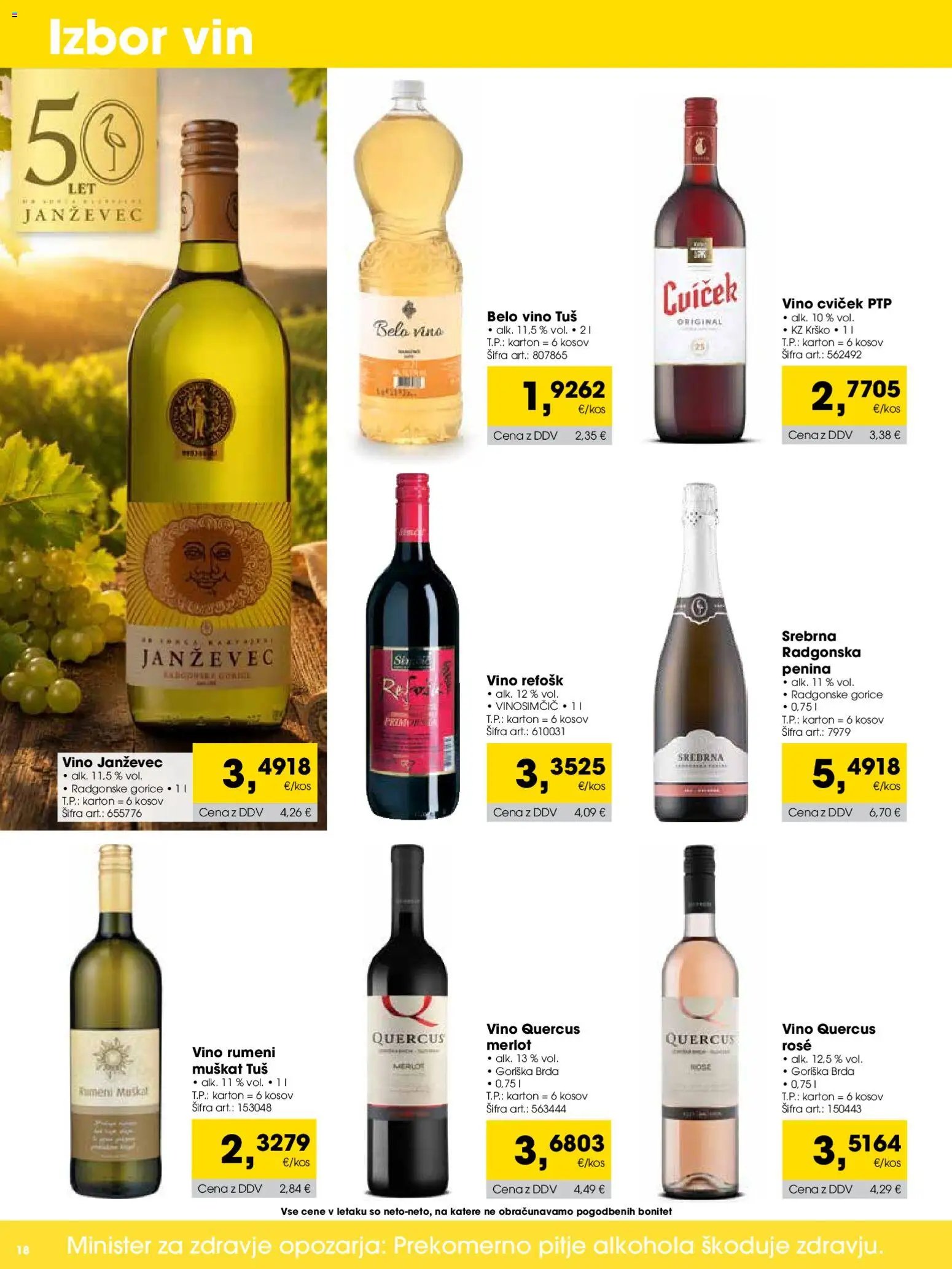 Tuš katalog