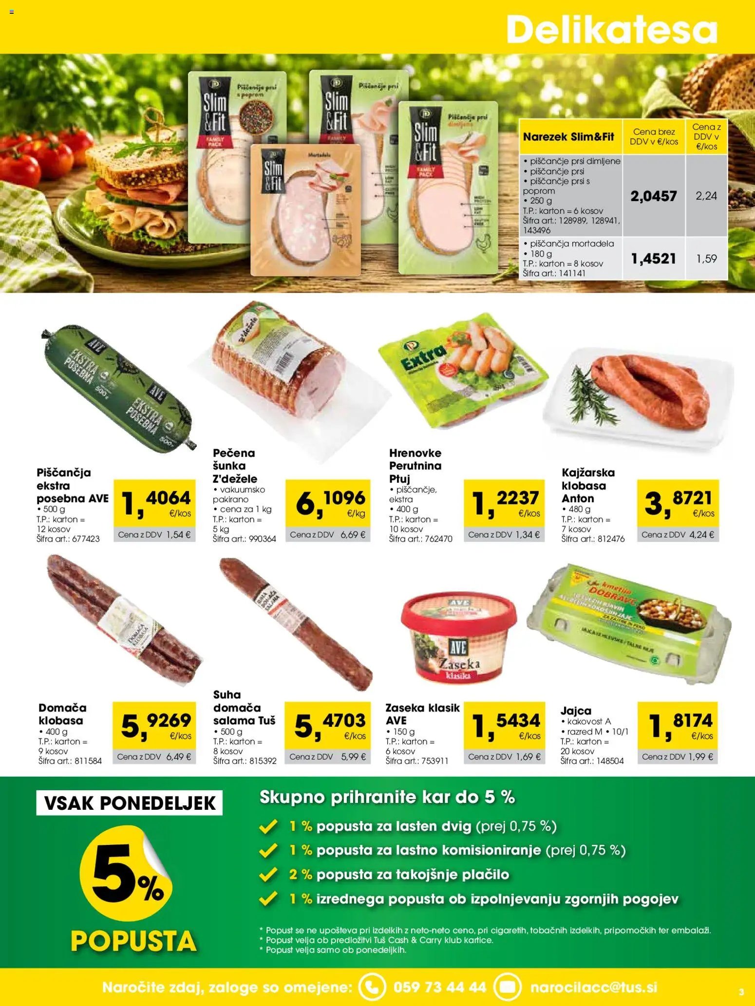 Tuš katalog