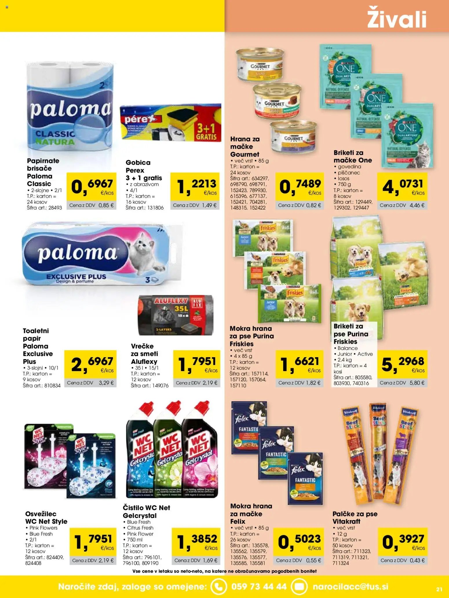 Tuš katalog