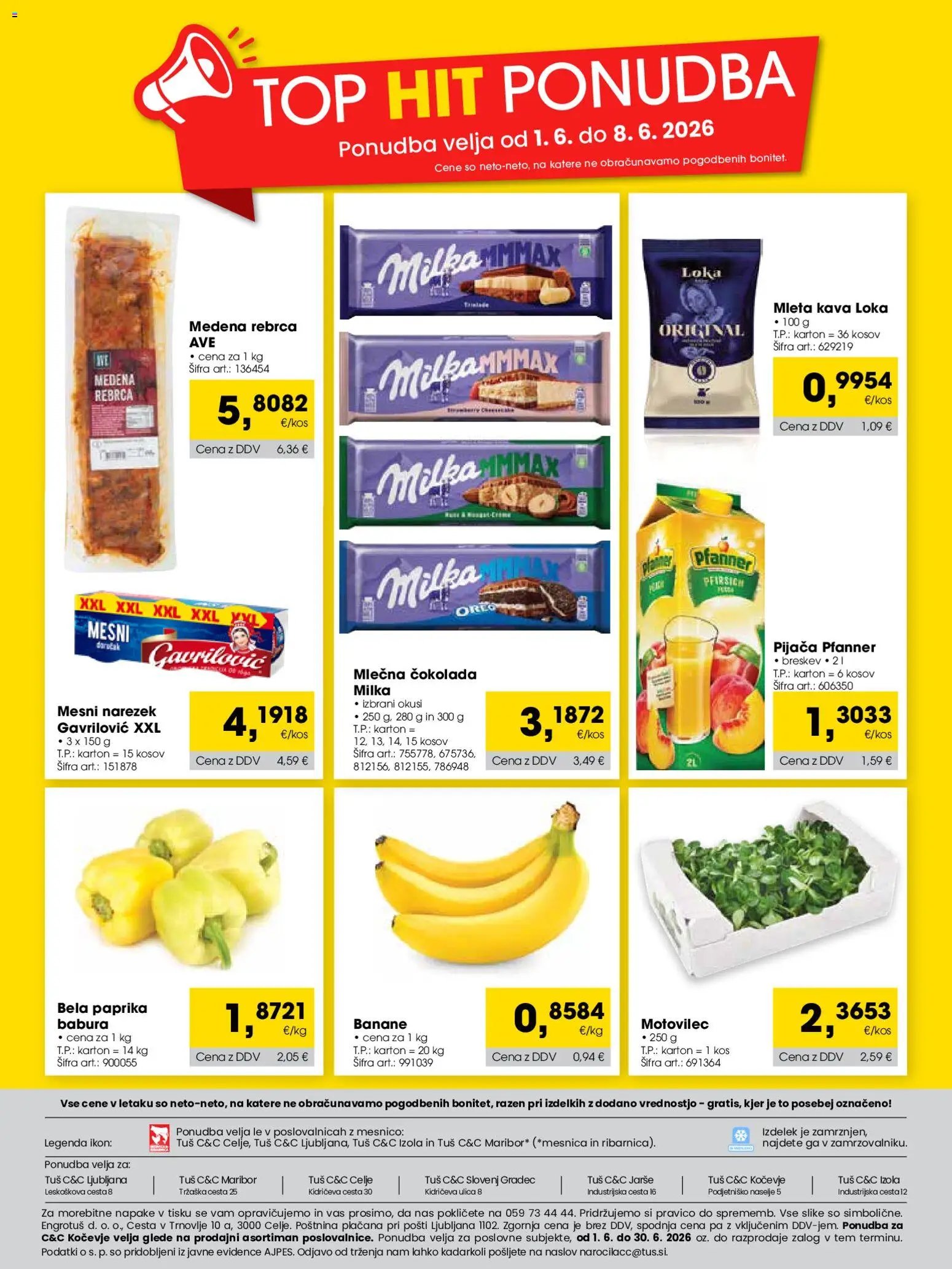 Tuš katalog