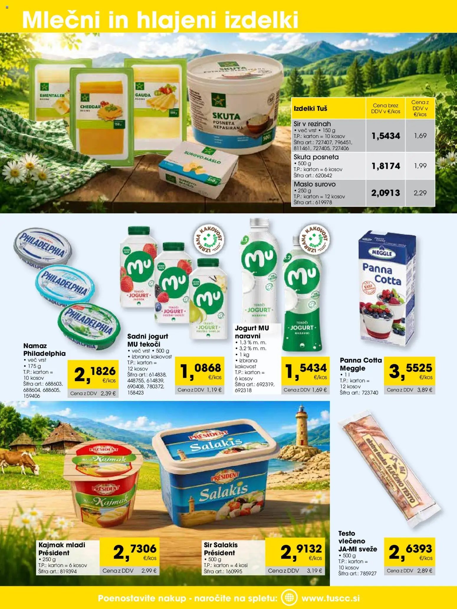 Tuš katalog