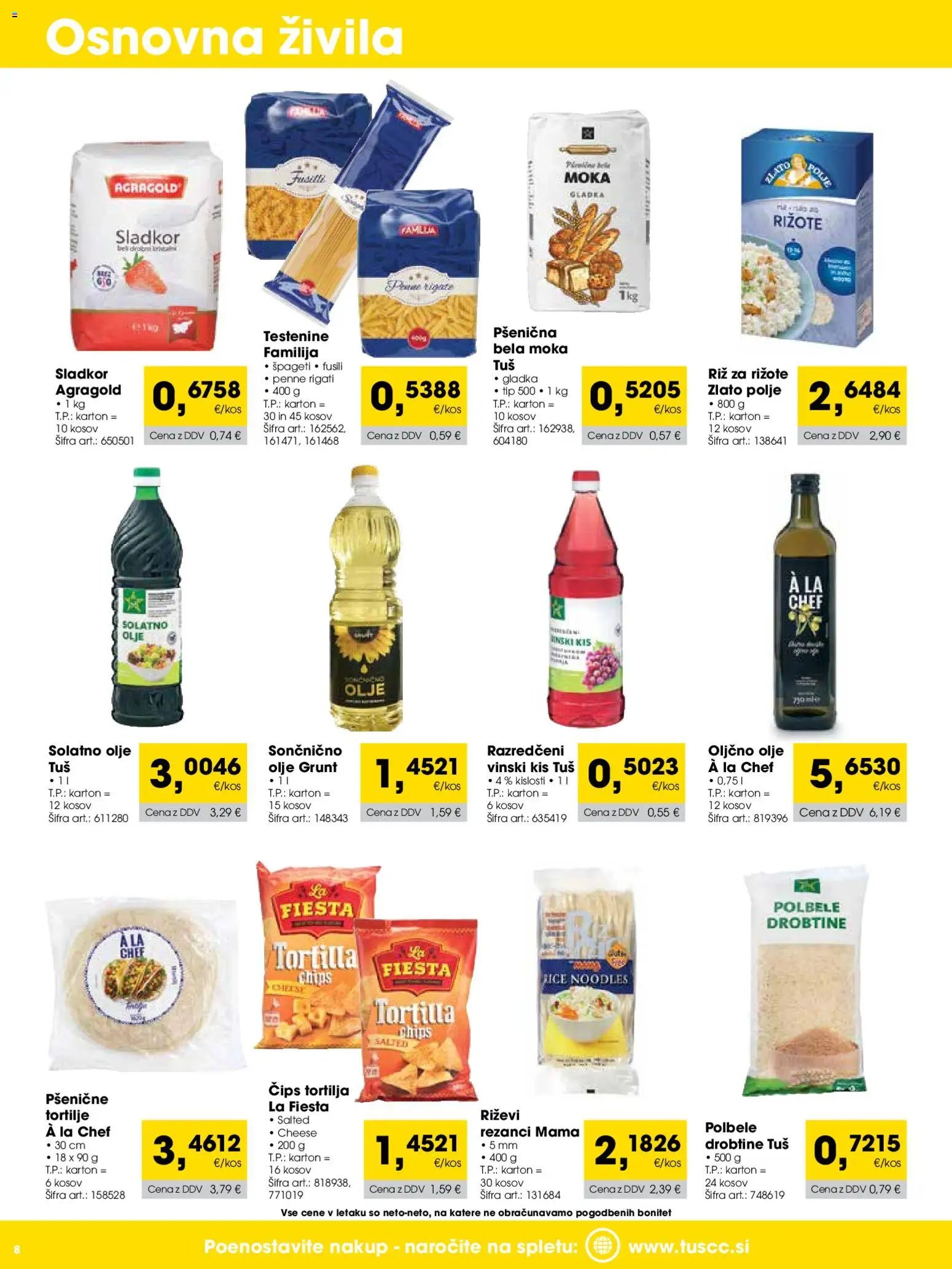 Tuš katalog