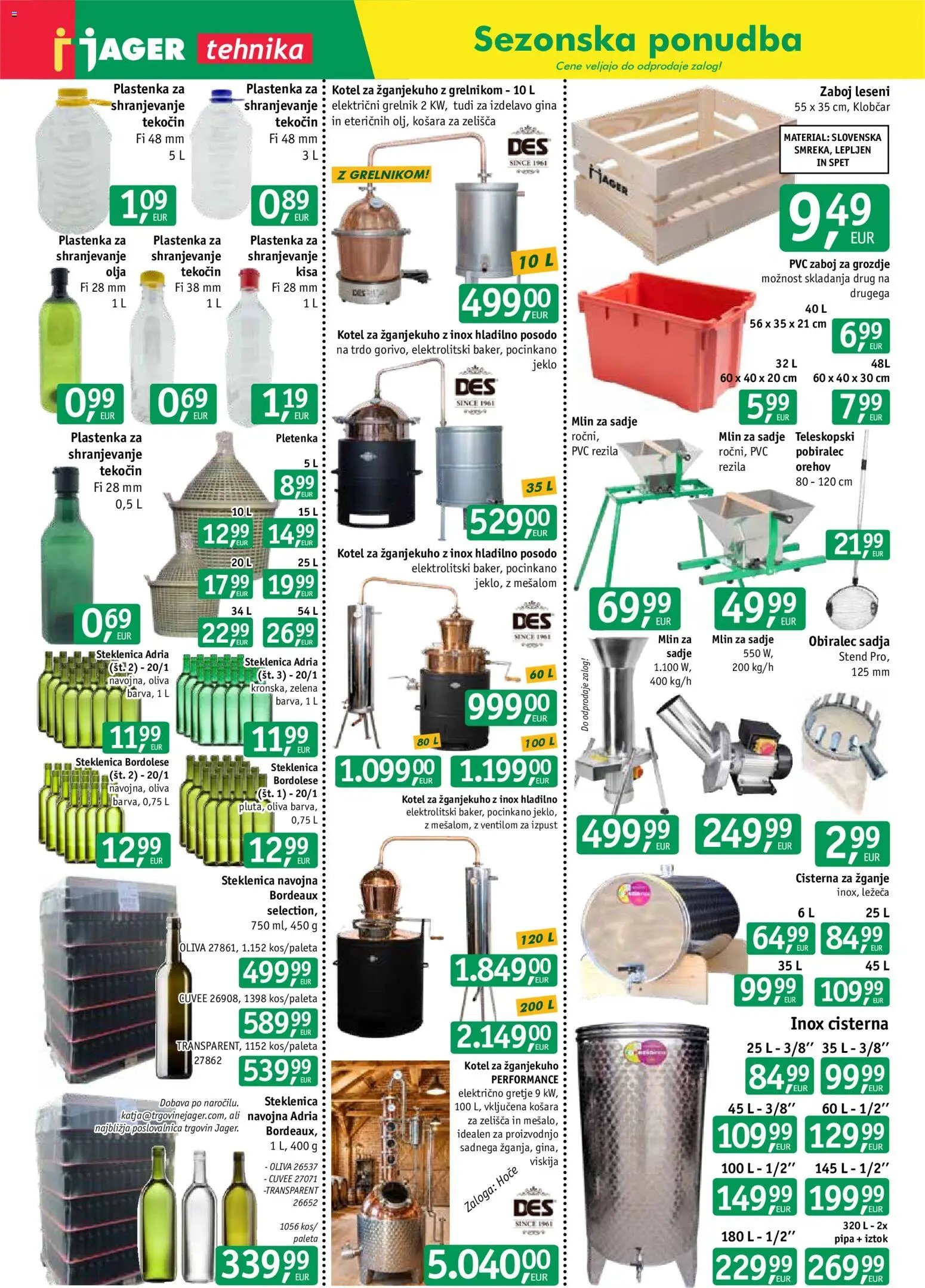 Jager - Katalog tehnika