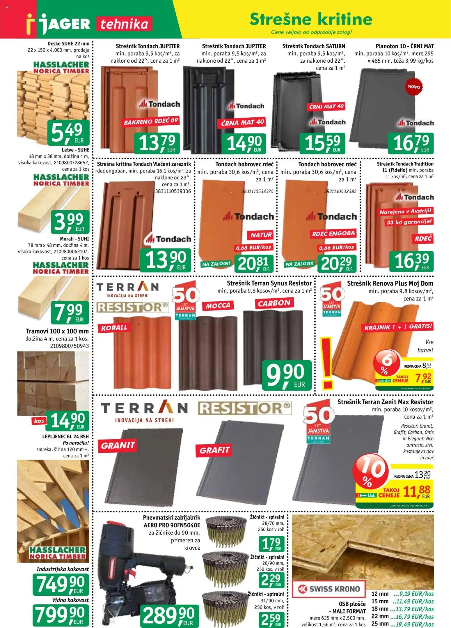 Jager - Katalog tehnika