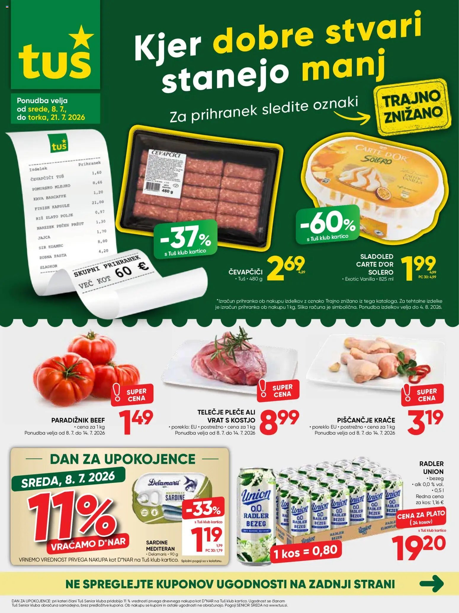 Tuš katalog