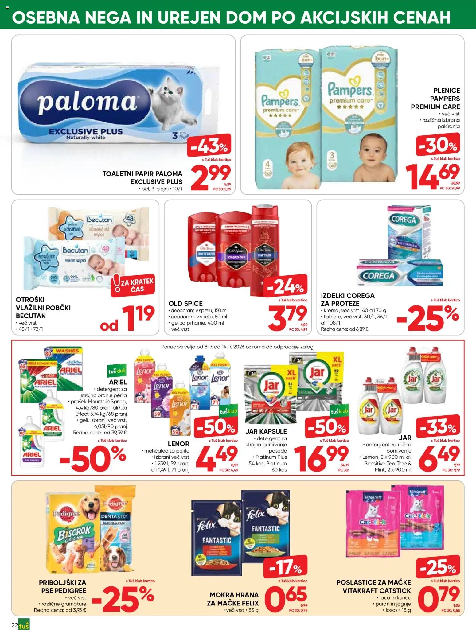 Tuš katalog