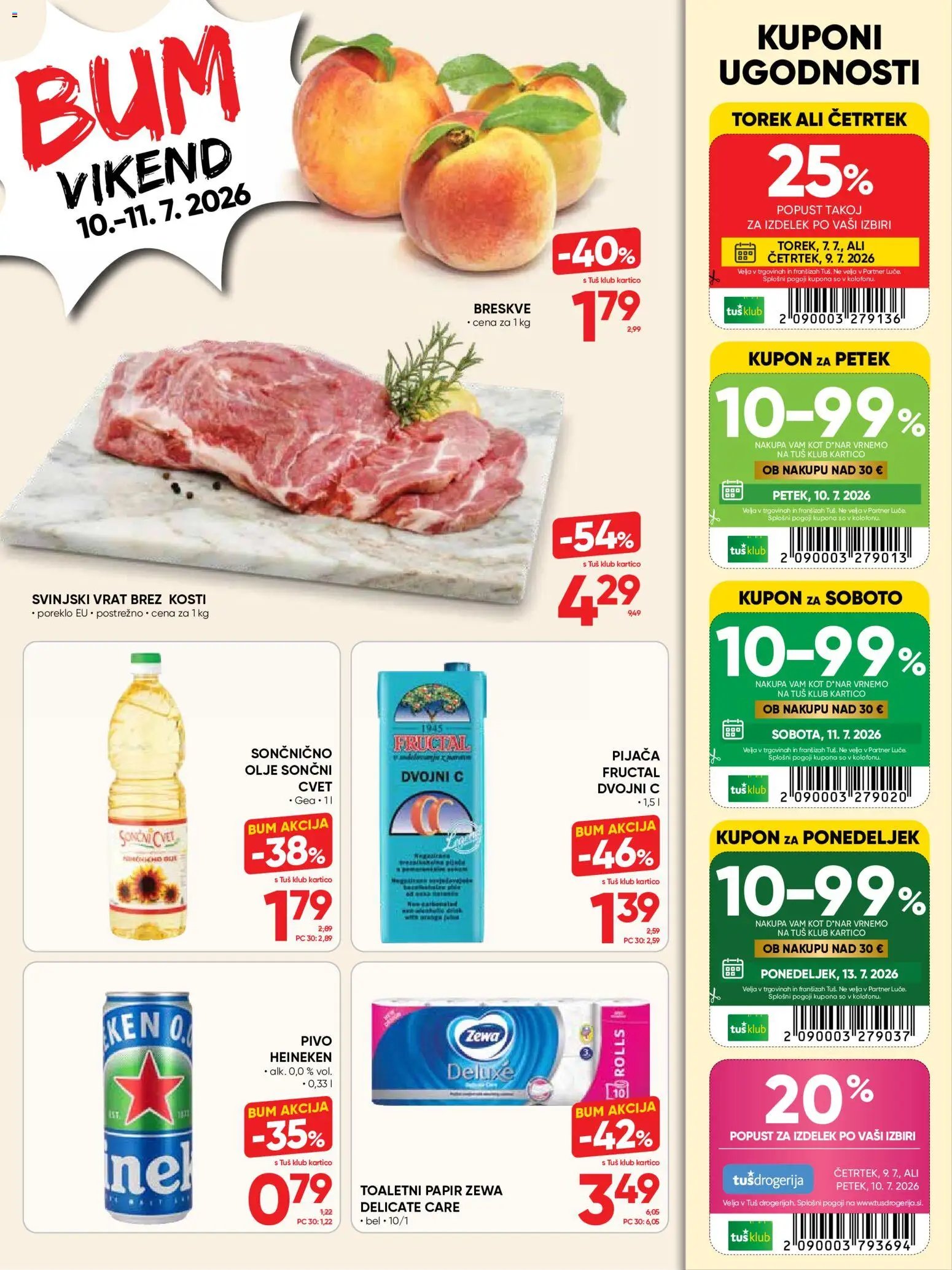 Tuš katalog