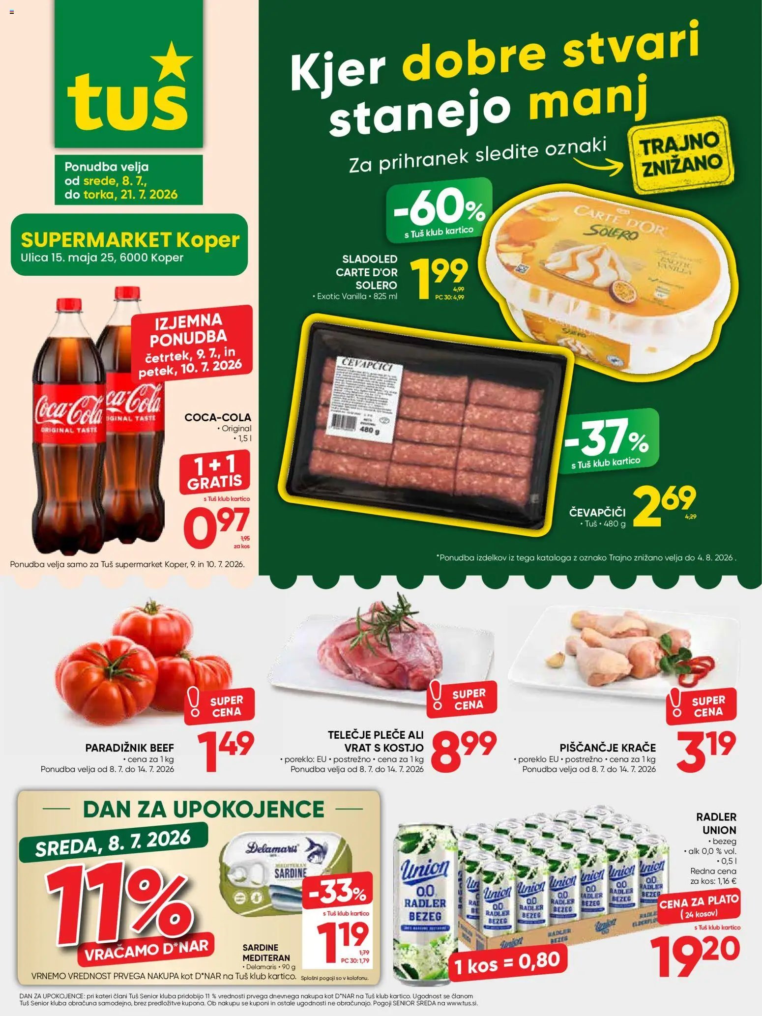 Tuš katalog