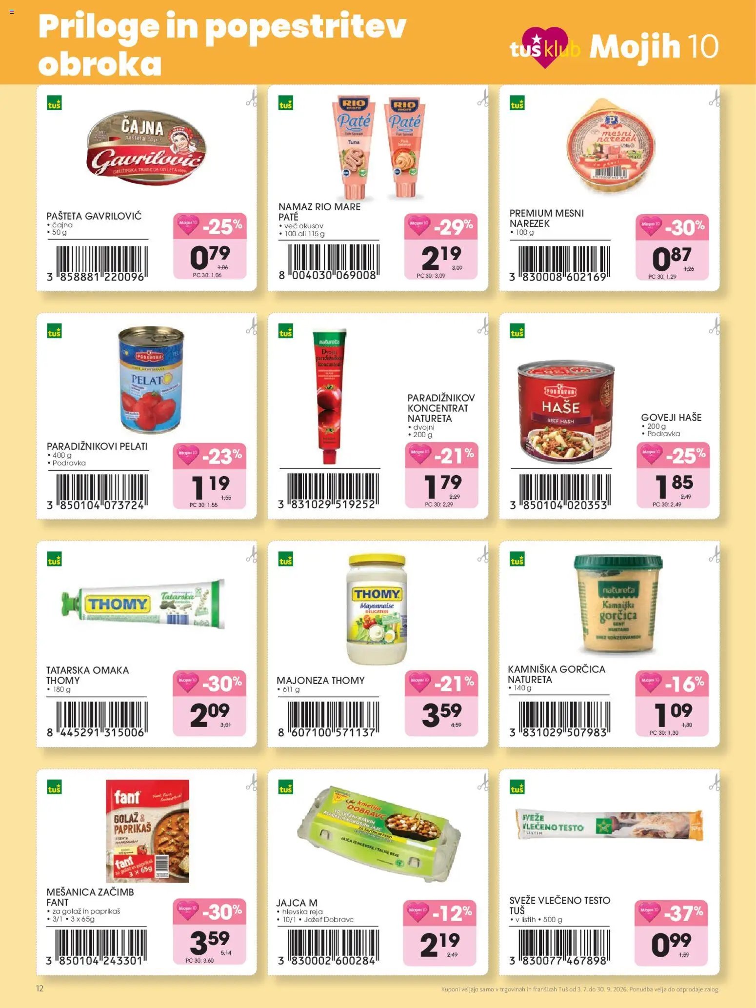 Tuš katalog
