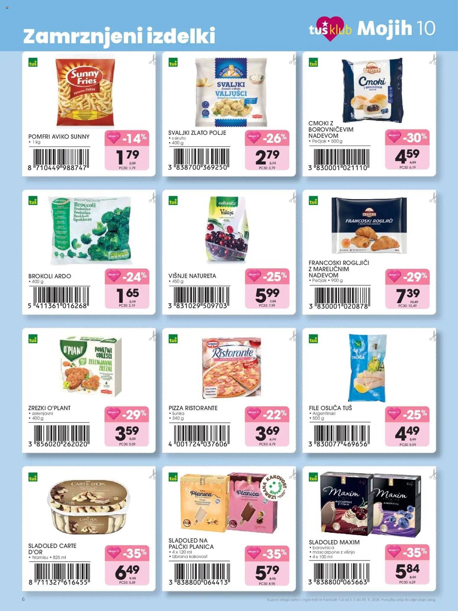 Tuš katalog