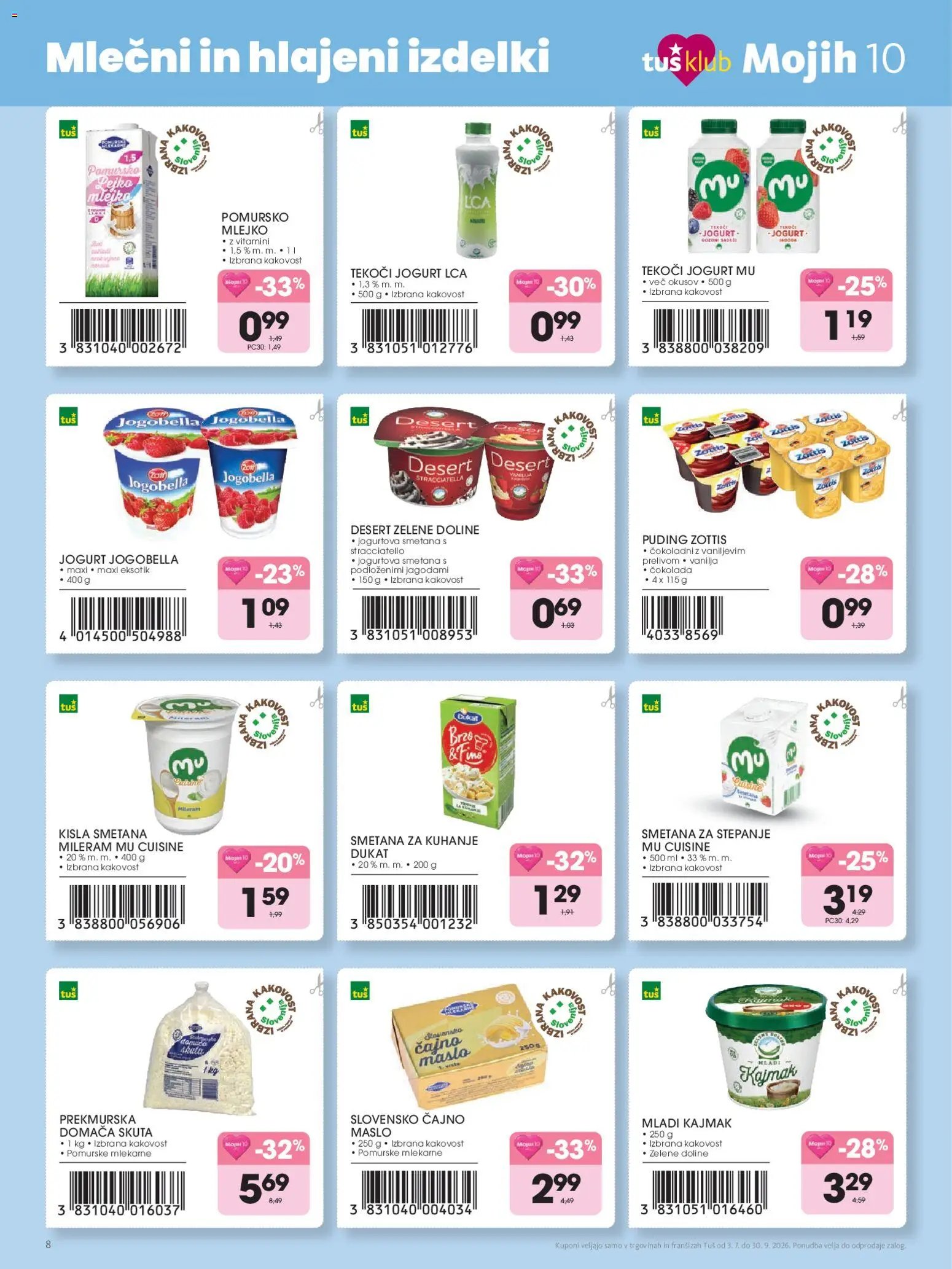 Tuš katalog